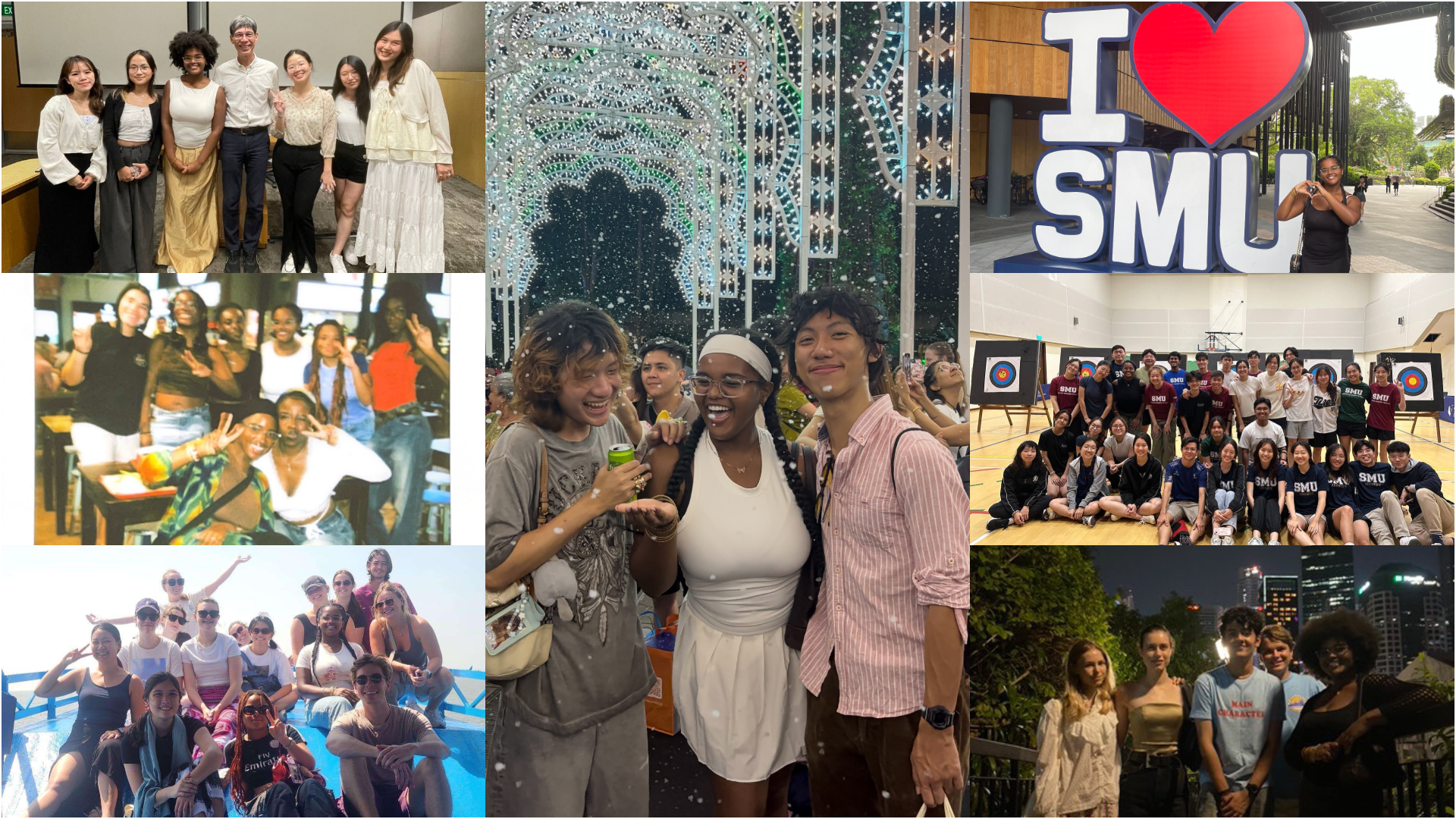 collage with all of the friends i made along the journey!
