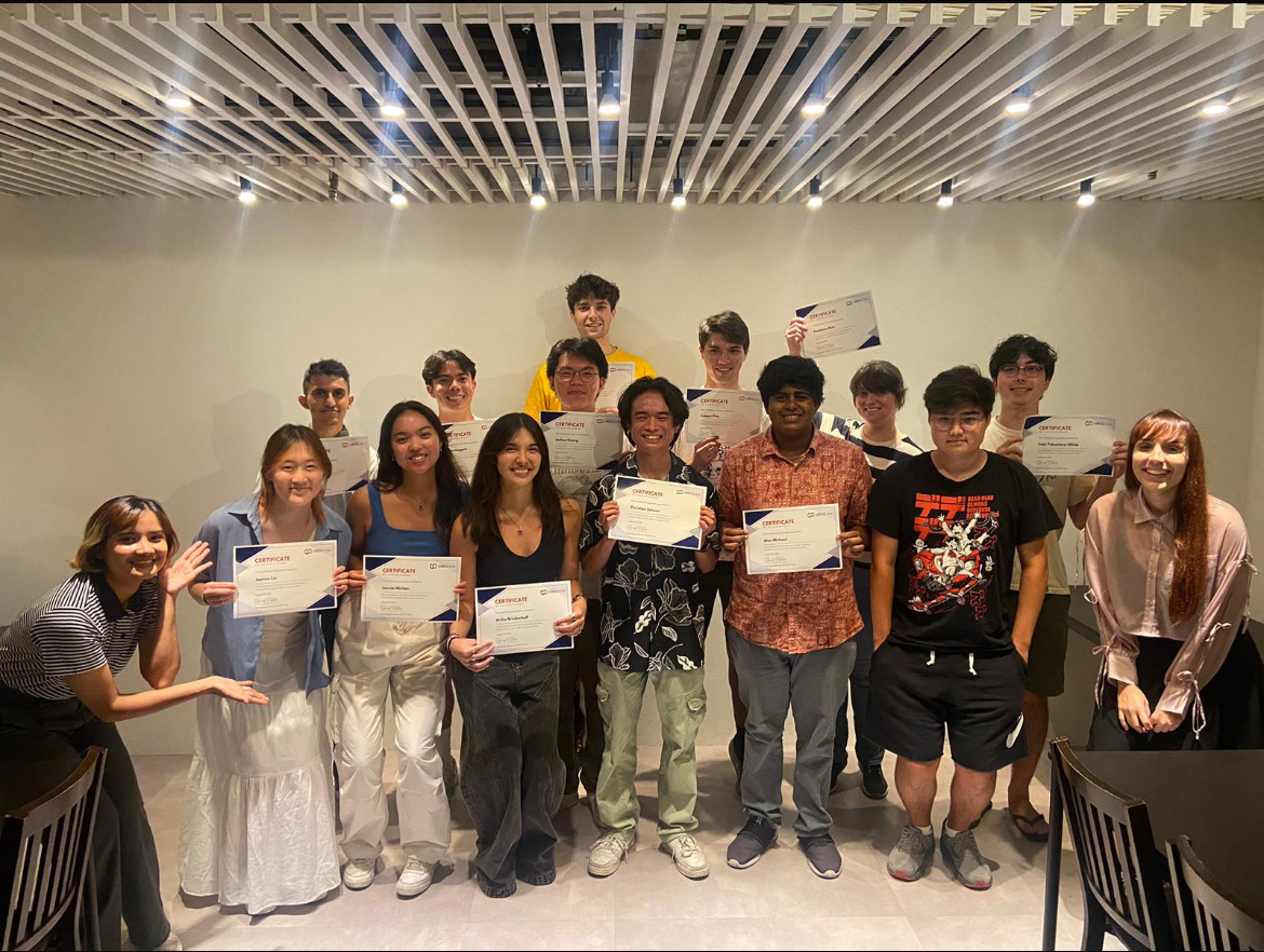 Interns final ceremony group