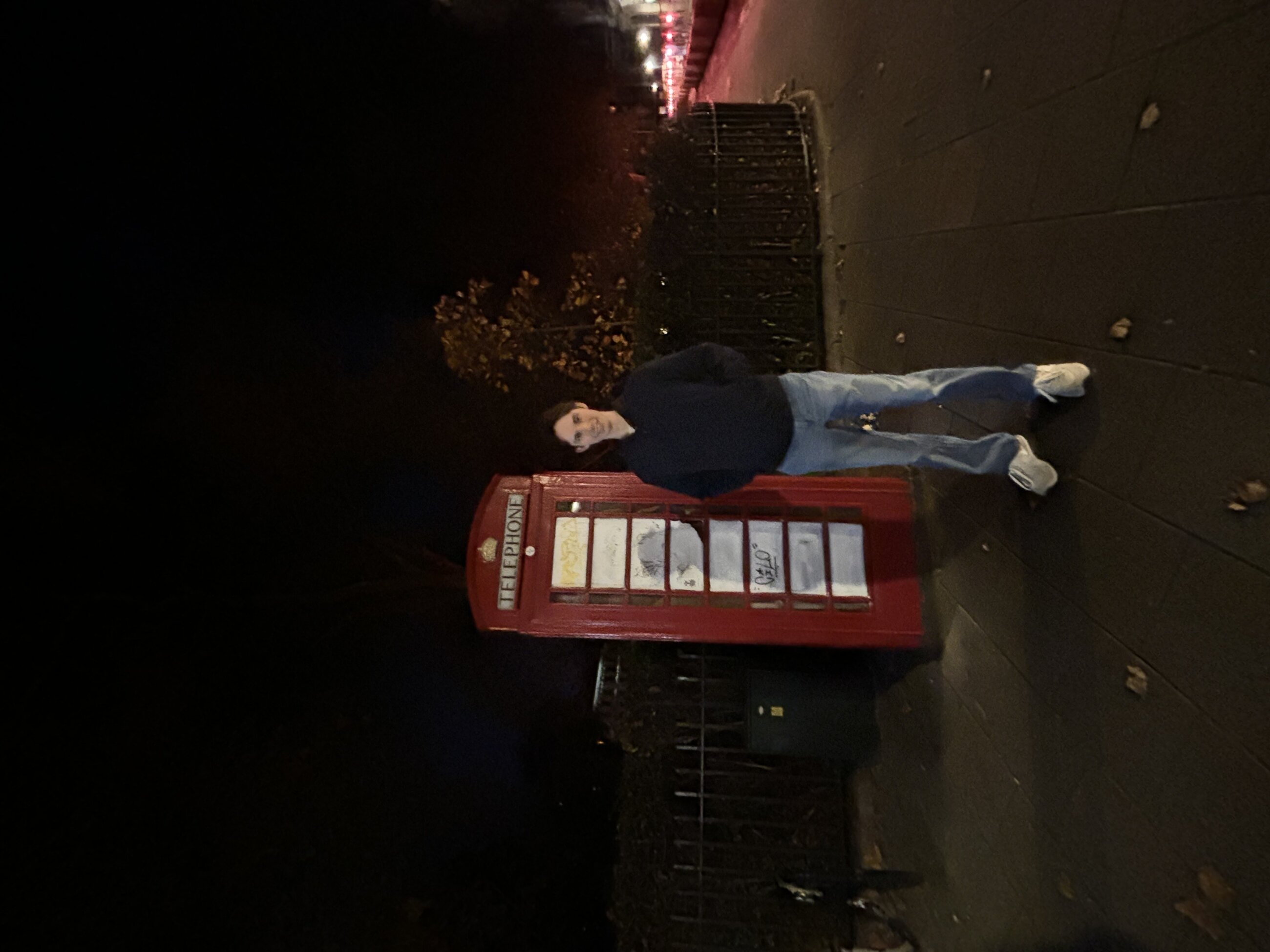 Red telephone boxes all over London!