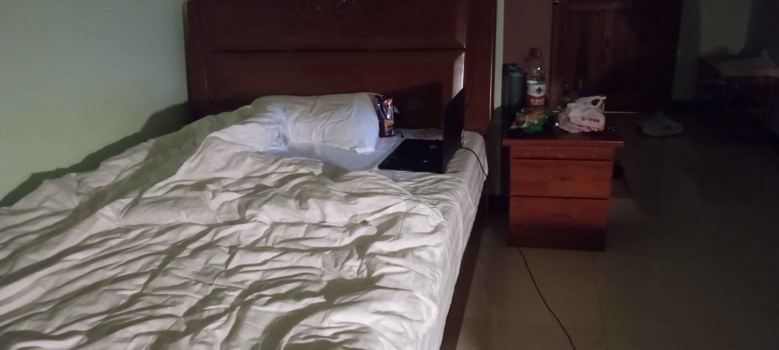 One of my first nights, my room inside CLI
