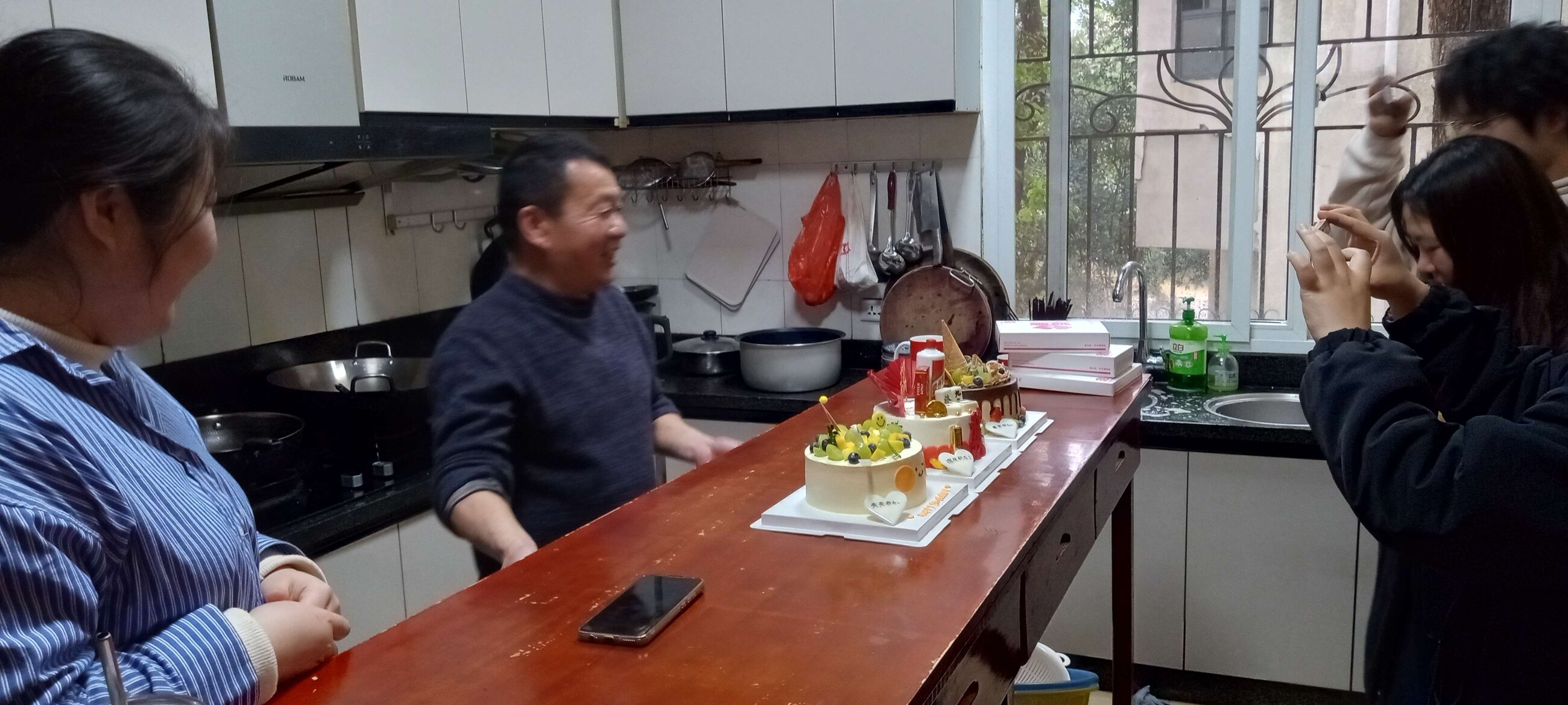 The chef's last day before retirement, really glad I got to taste his food.