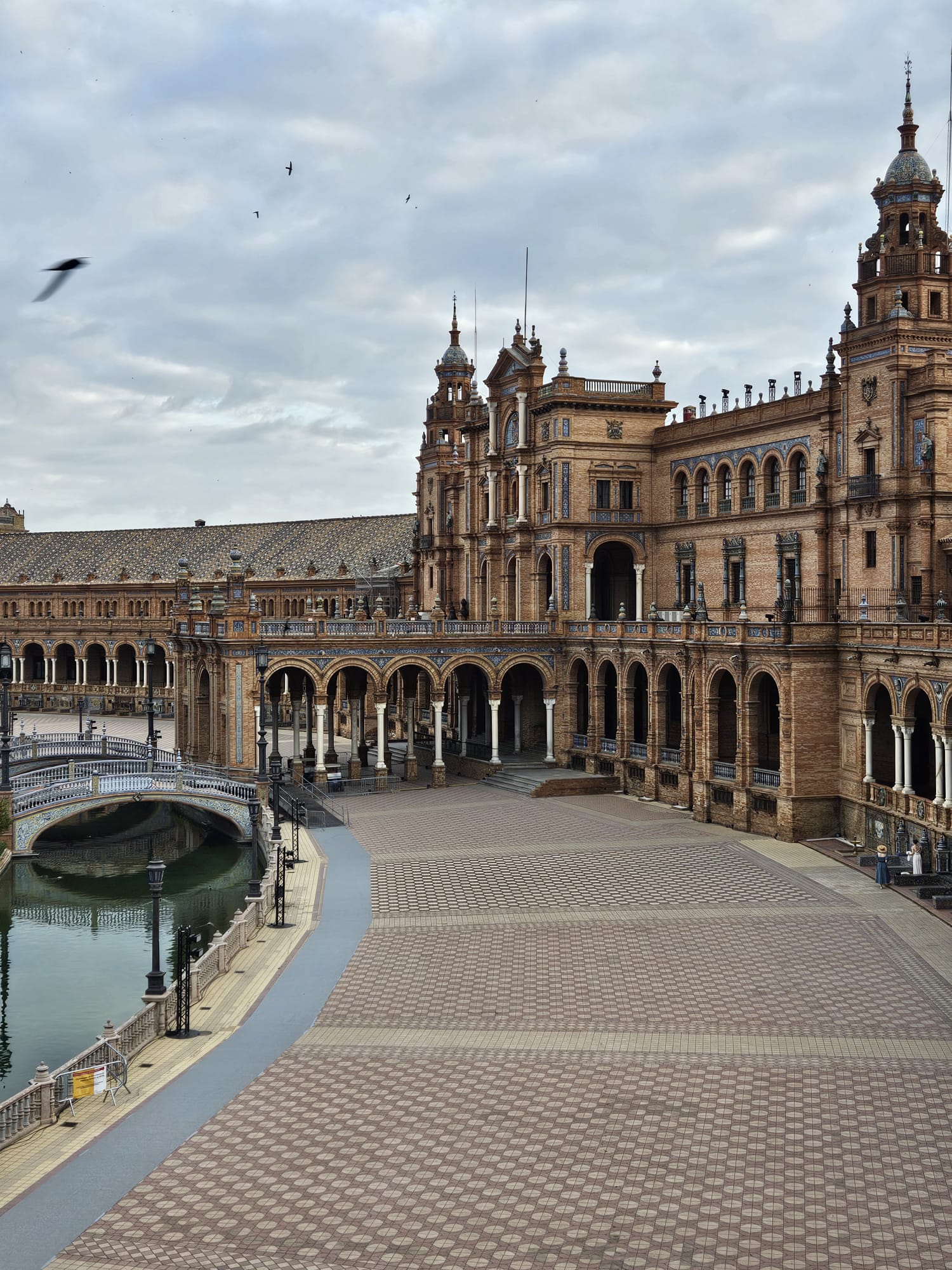 Plaza de Espana in Sevilla, about a 3 hour train ride from Granada