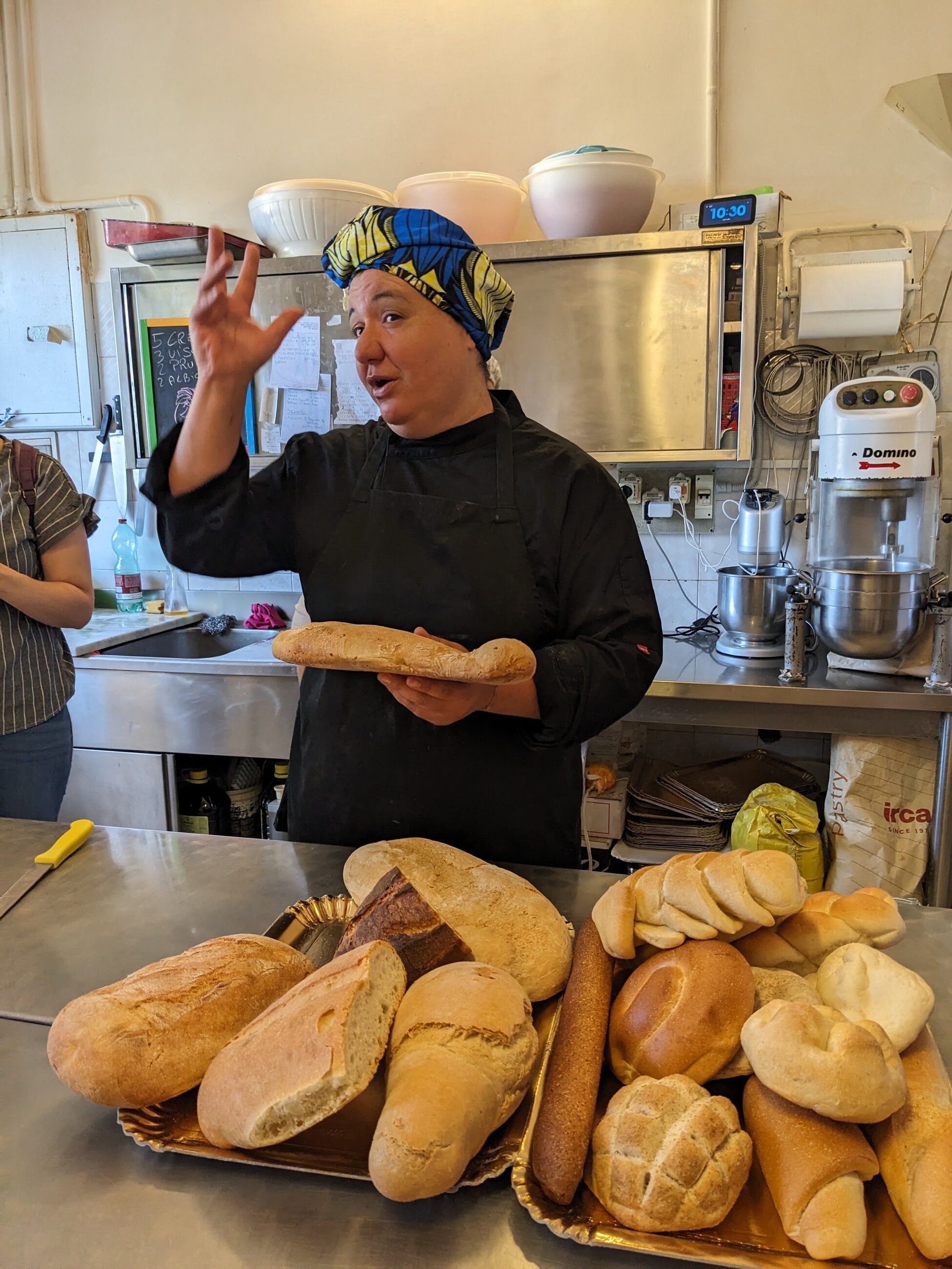Cuisine class - learning to bake bread, Italian style!