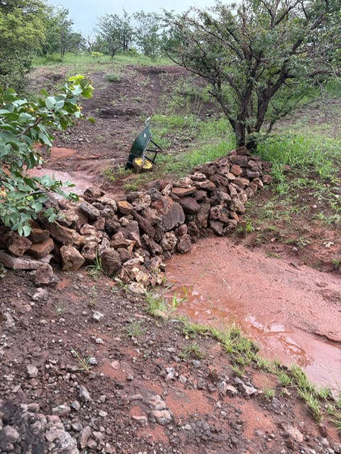 work crew dam