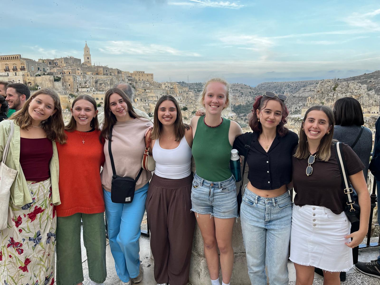 The CIS abroad excursion to Matera, Italy.