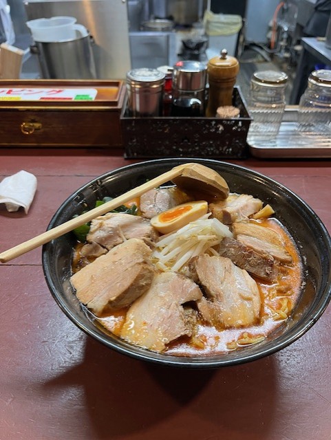 Best Ramen-thickest piece of pork chashu I've ever seen :)