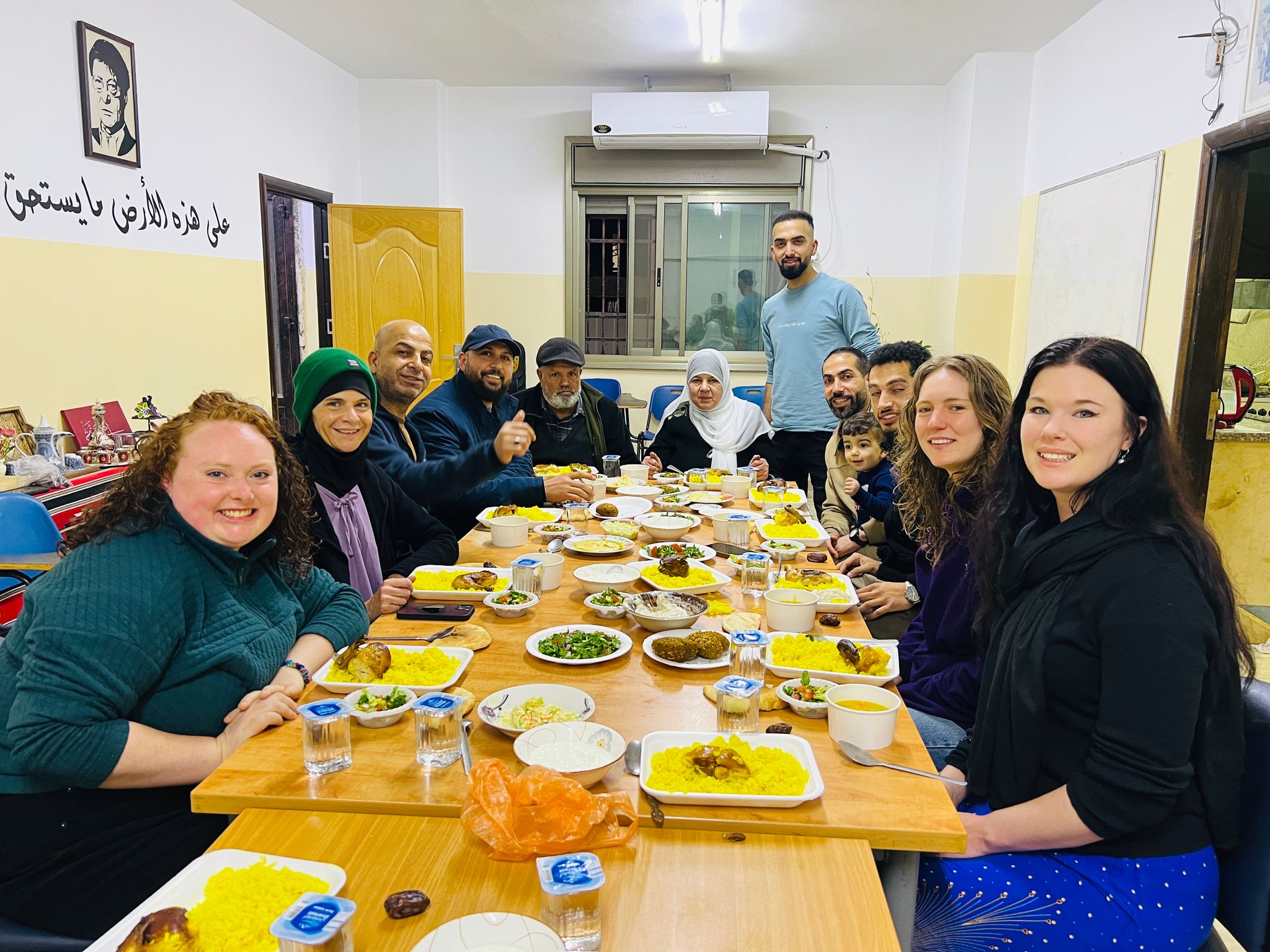 Iftar meal at the Center during Ramadan