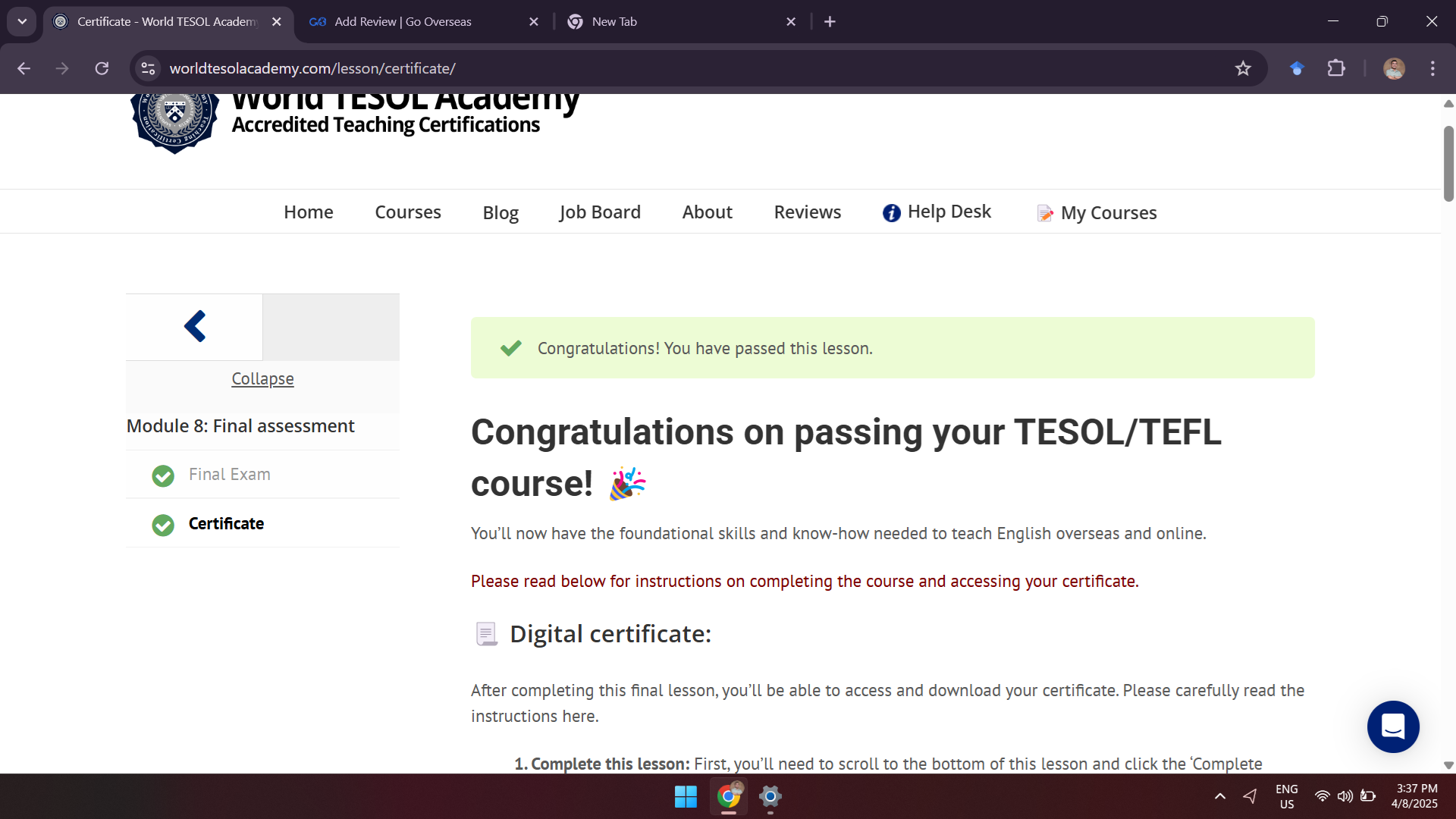 I finally finished it after 3 months!