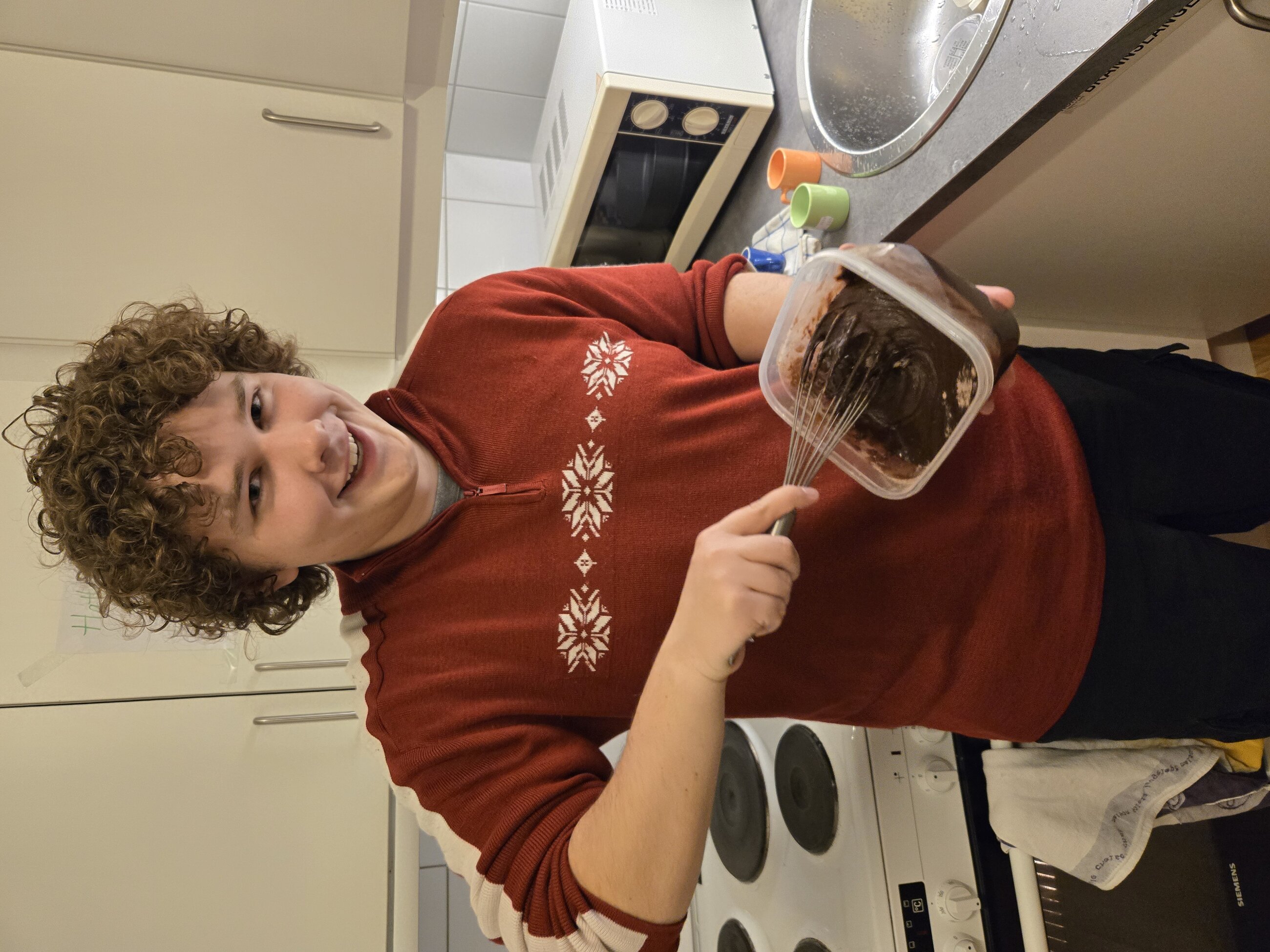 Making brownies in the dorms!