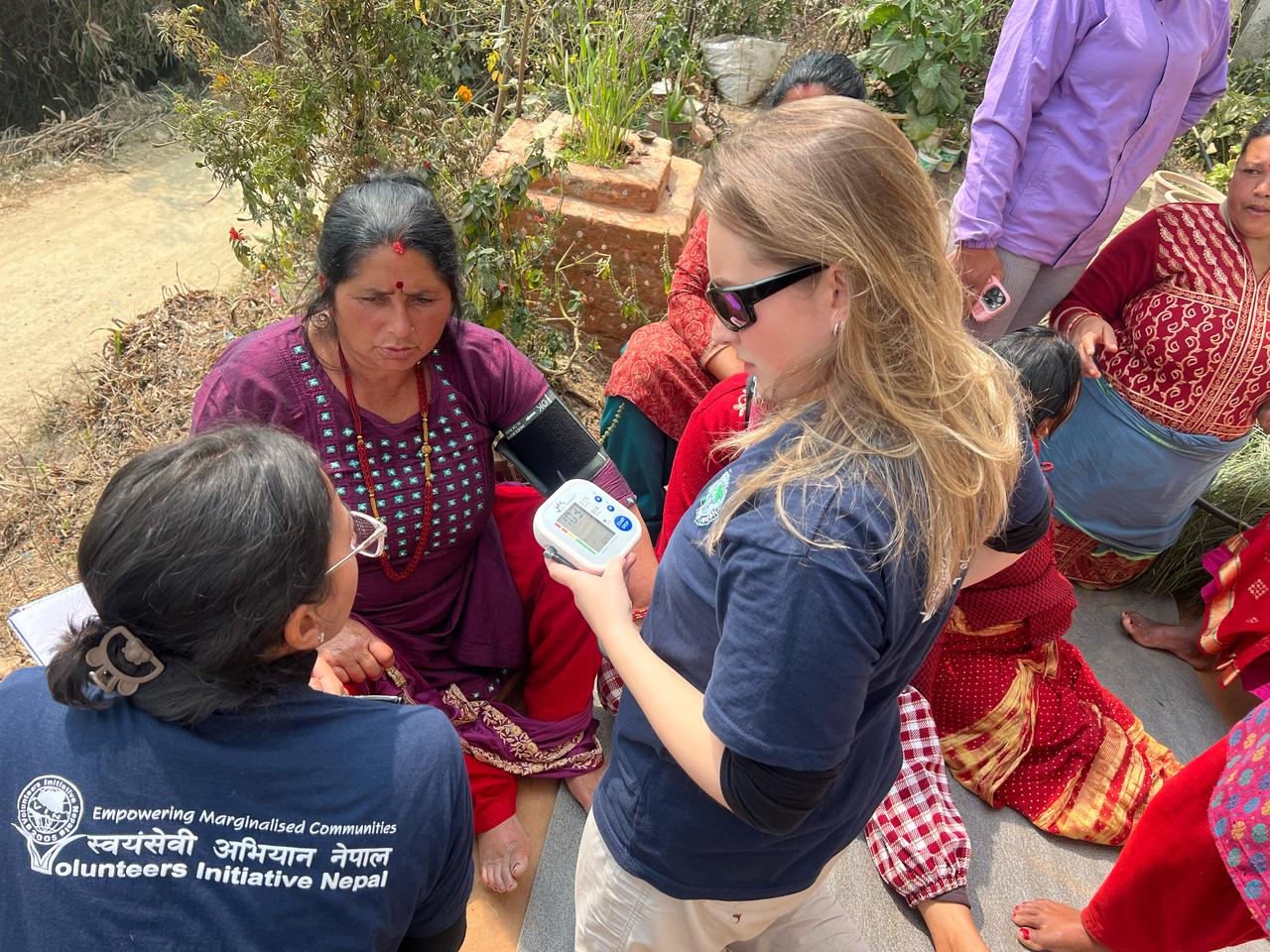 Blood pressure check program in community