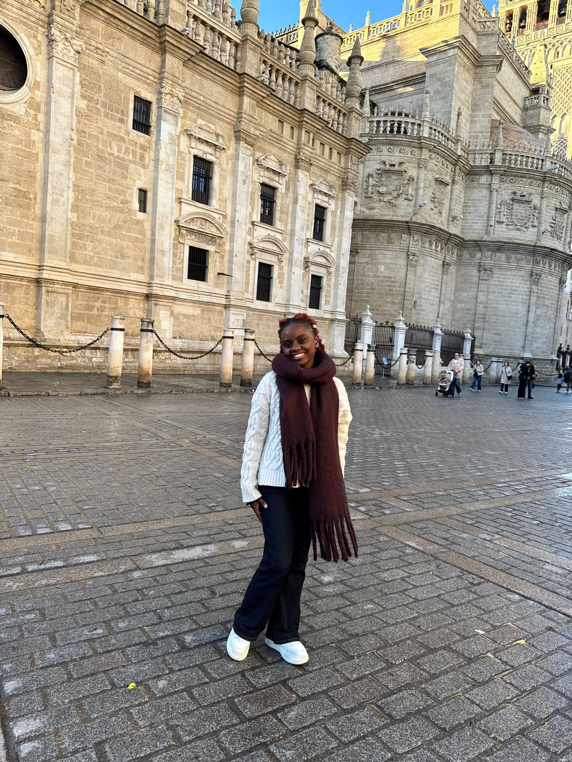 Taking in the sights. Seville’s charm never gets old.