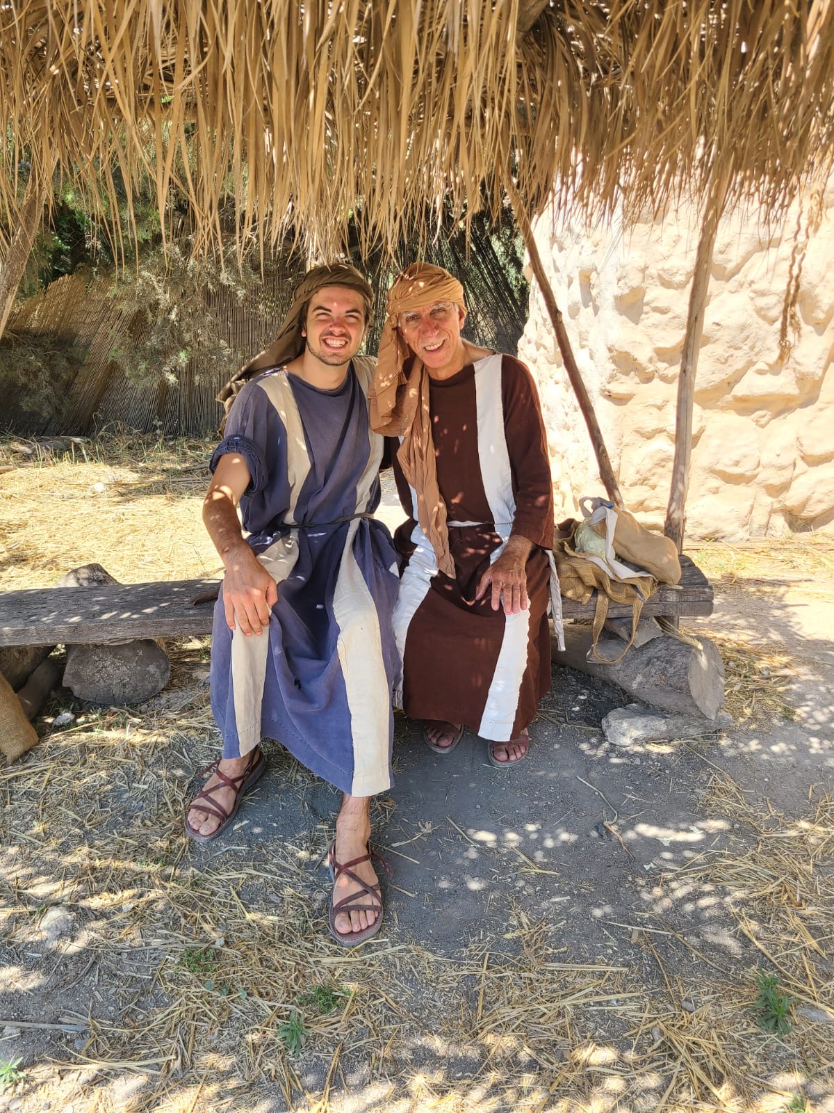 Me and my fellow shepherd, Abu Fadi