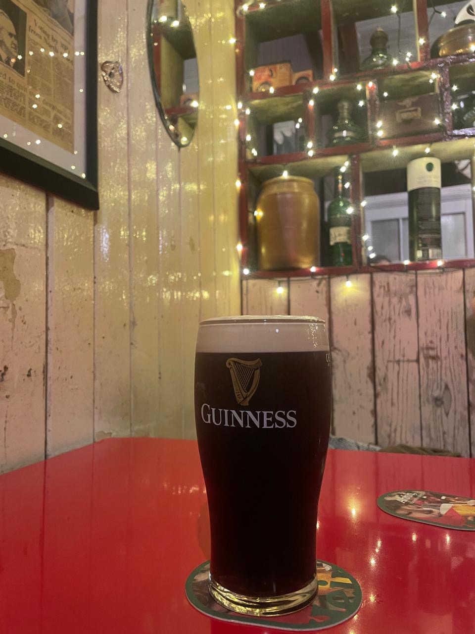 first guinness of the trip at Mary’s!