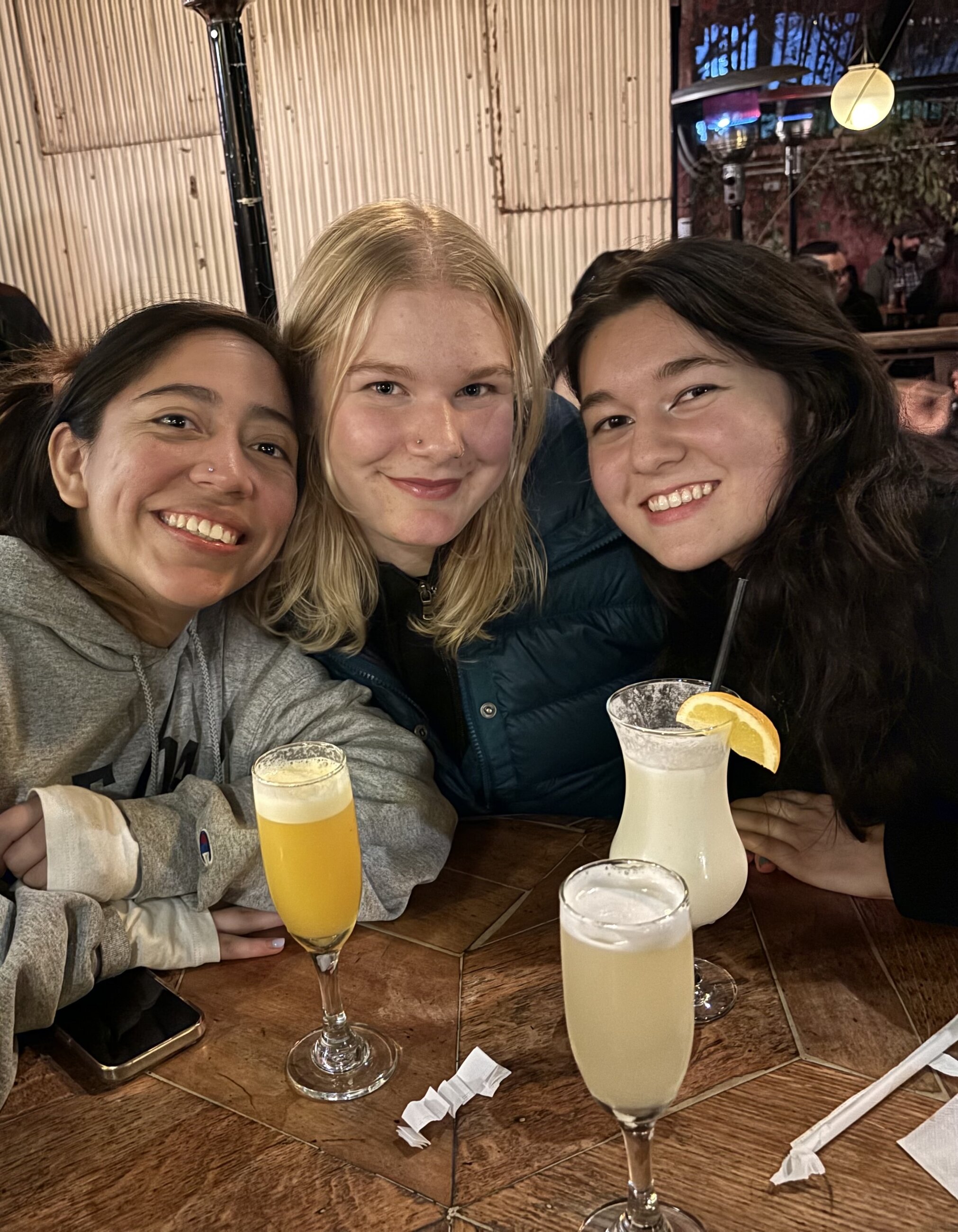 Pisco sours with friends from program 