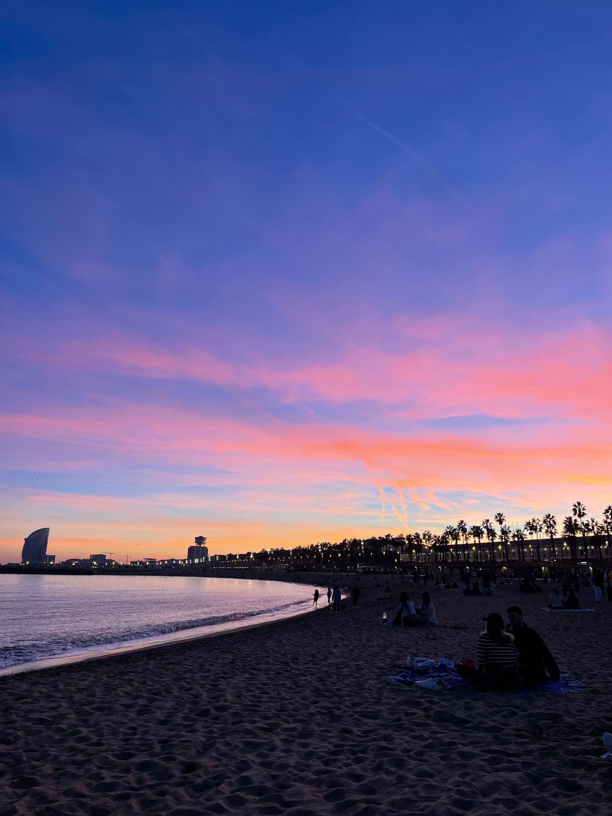 Barceloneta Beach Sunsets