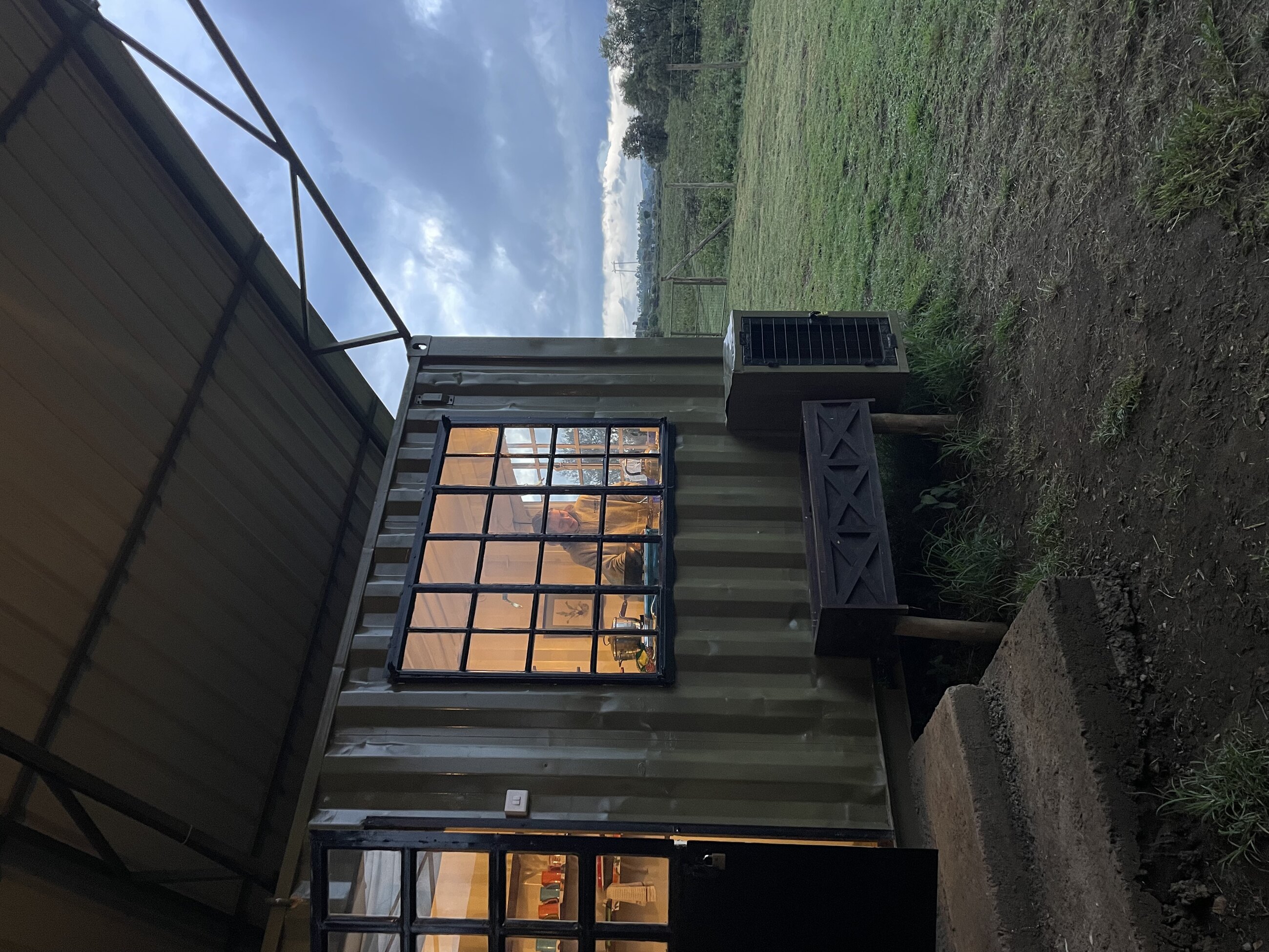 View of the kitchen from outside