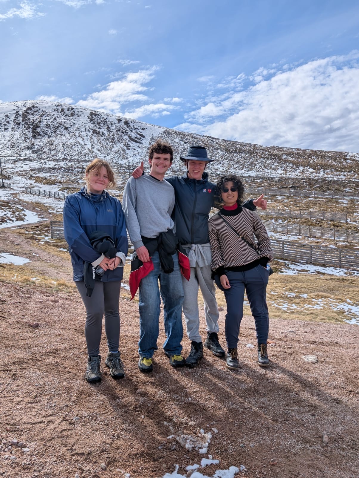 Hiking with the gang
