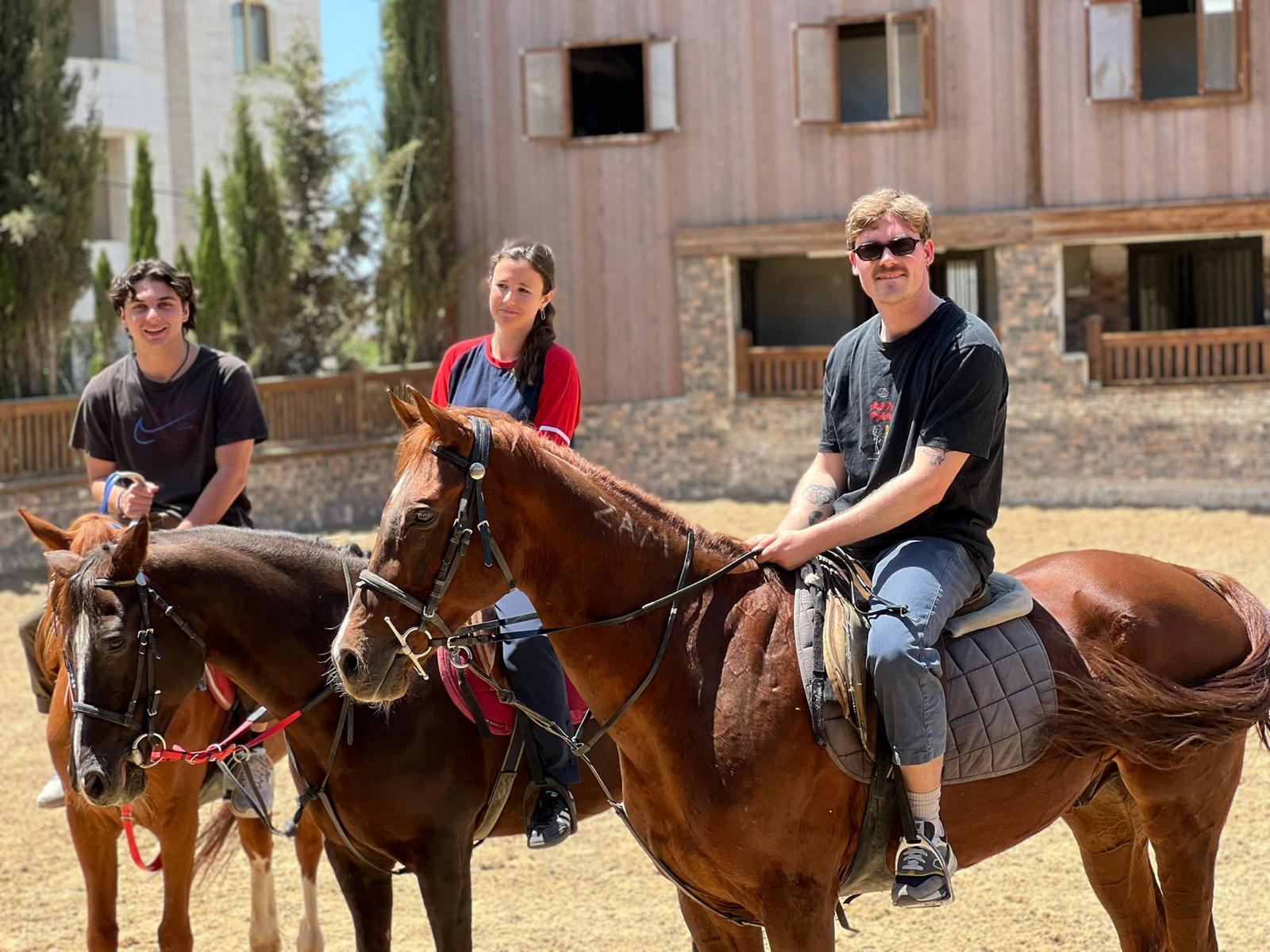 Horse riding in Hebron
