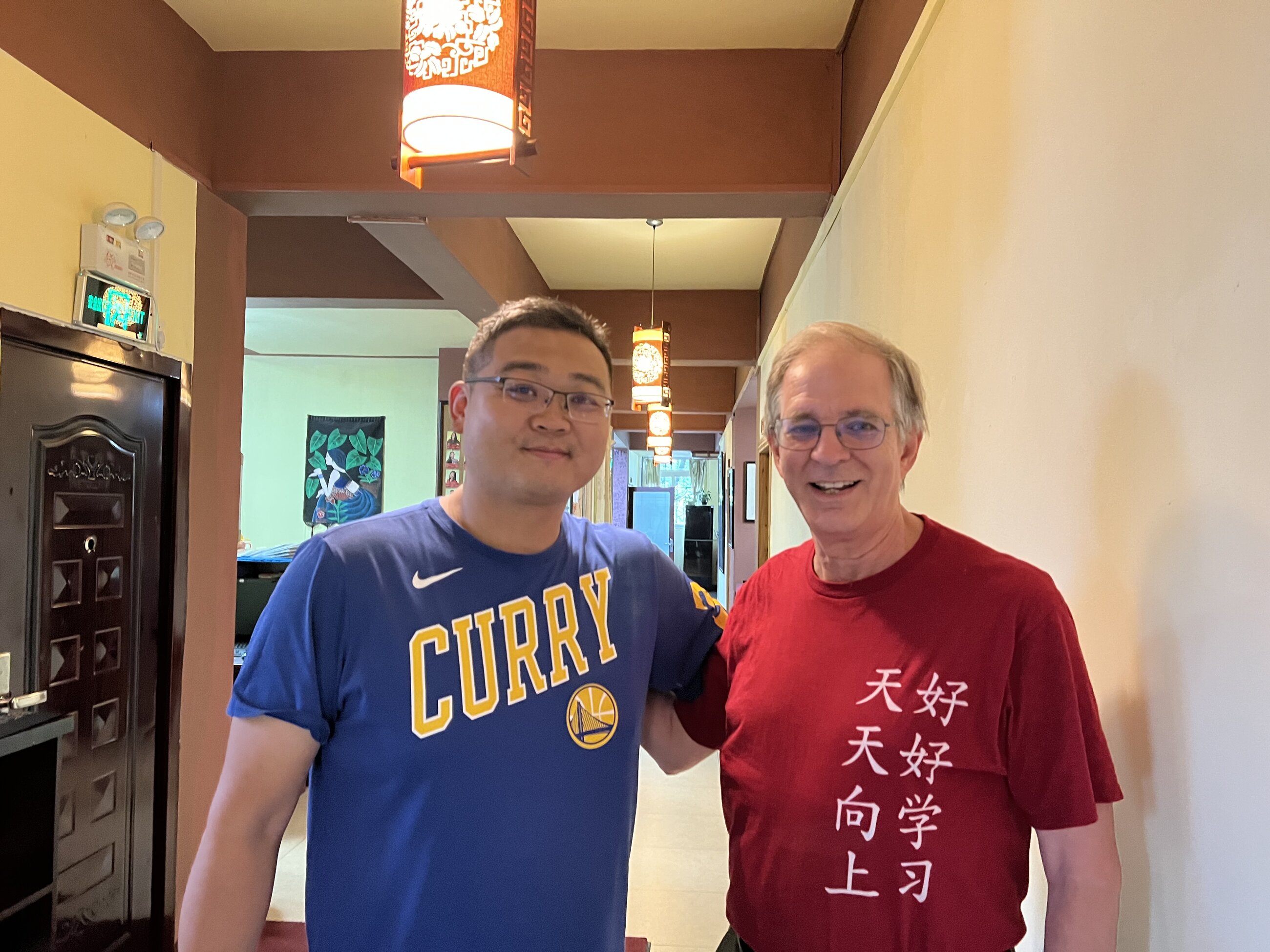 One CLI teacher is a Golden State Warriors fan!