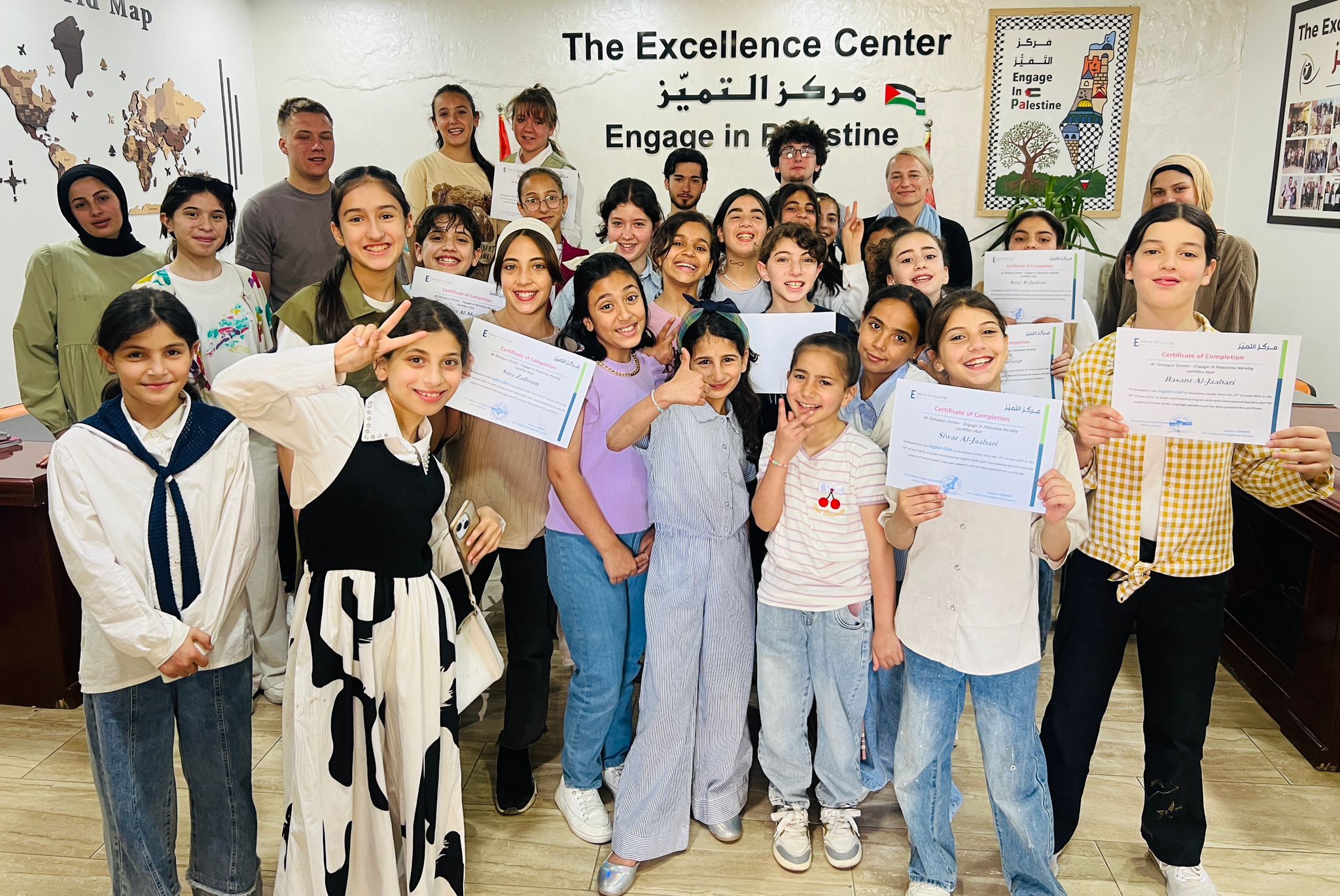 The English Club other volunteers and I got to teach