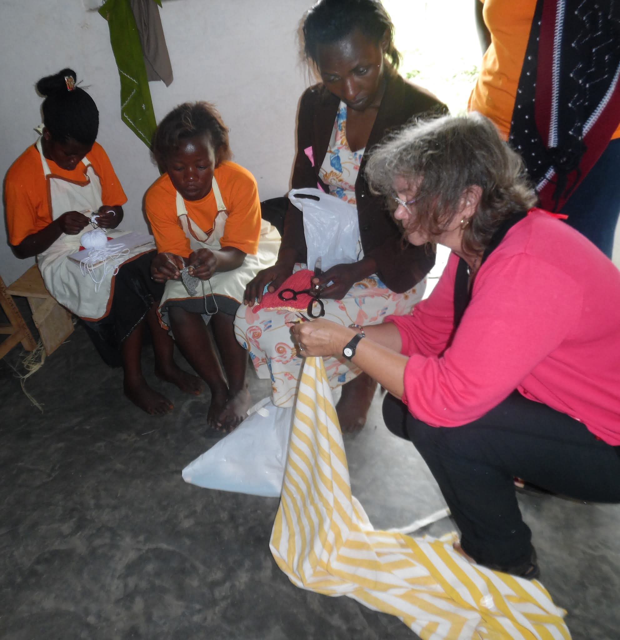 Working with women in Kisumu, Kenya