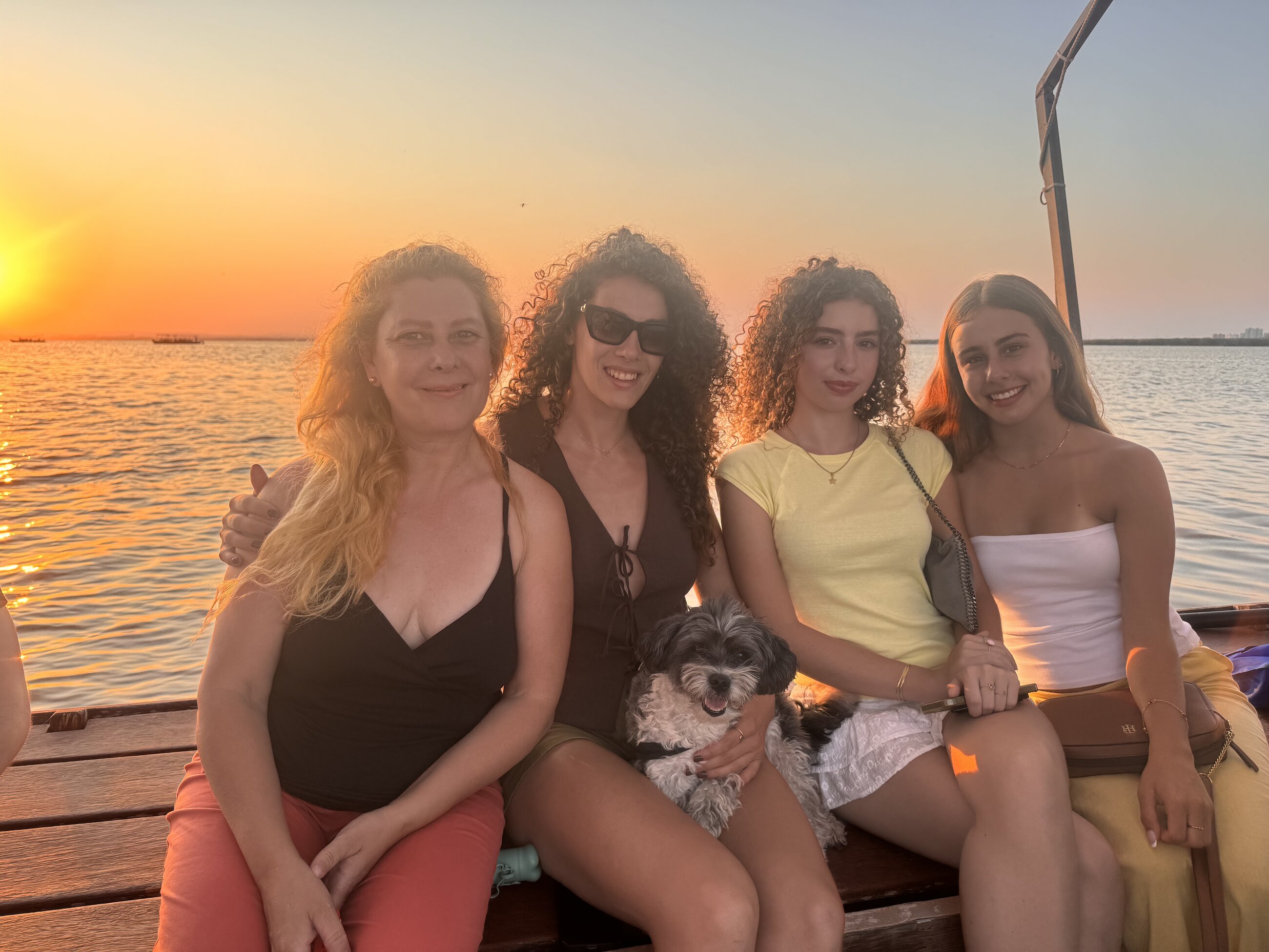 On a boat ride!