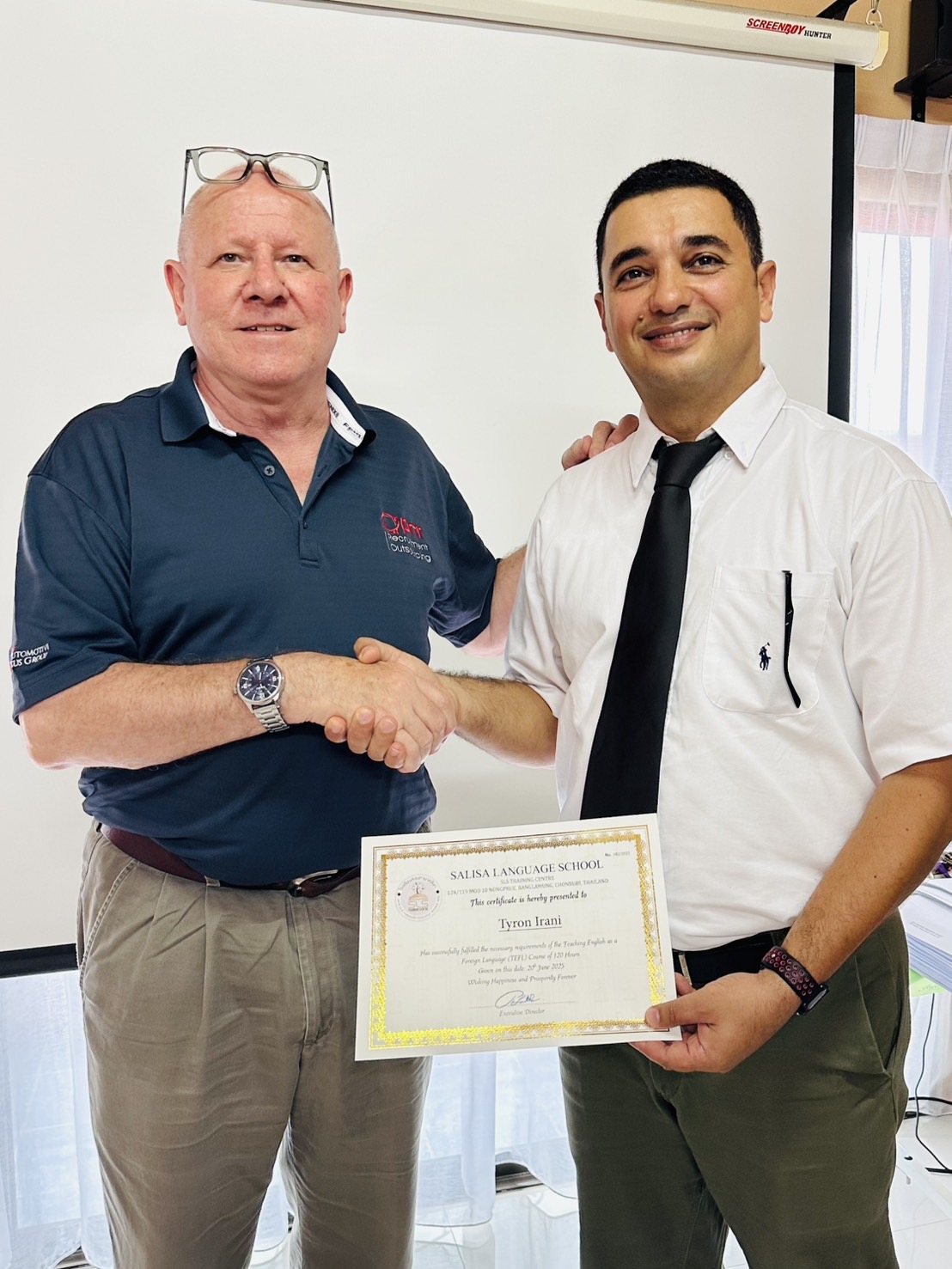 With my Certification!