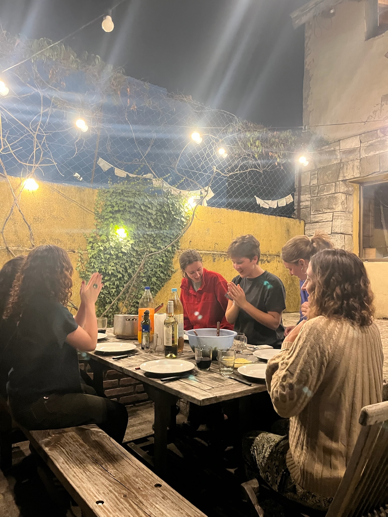 dinner with friends