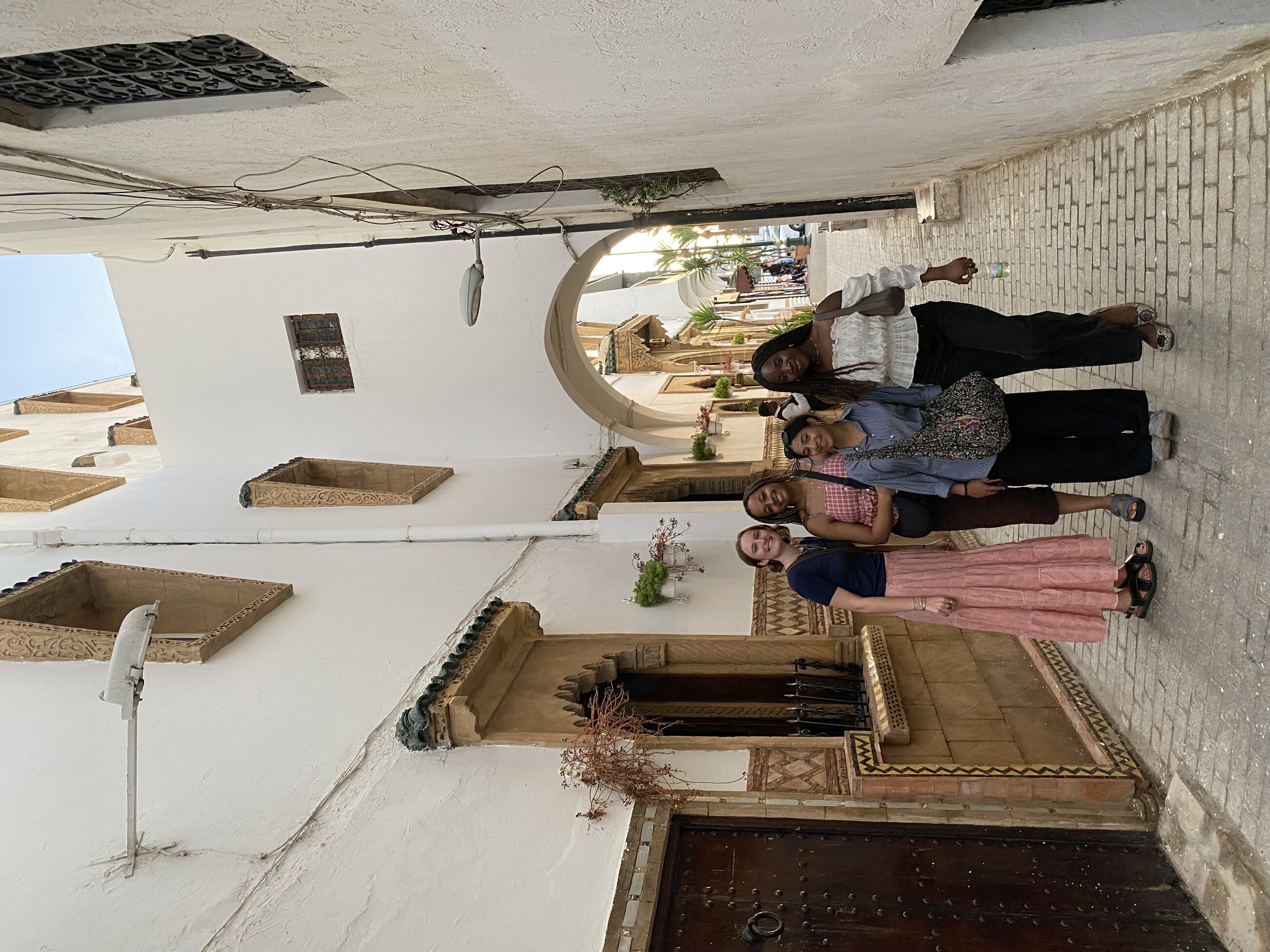 me and my cohort in Morocco