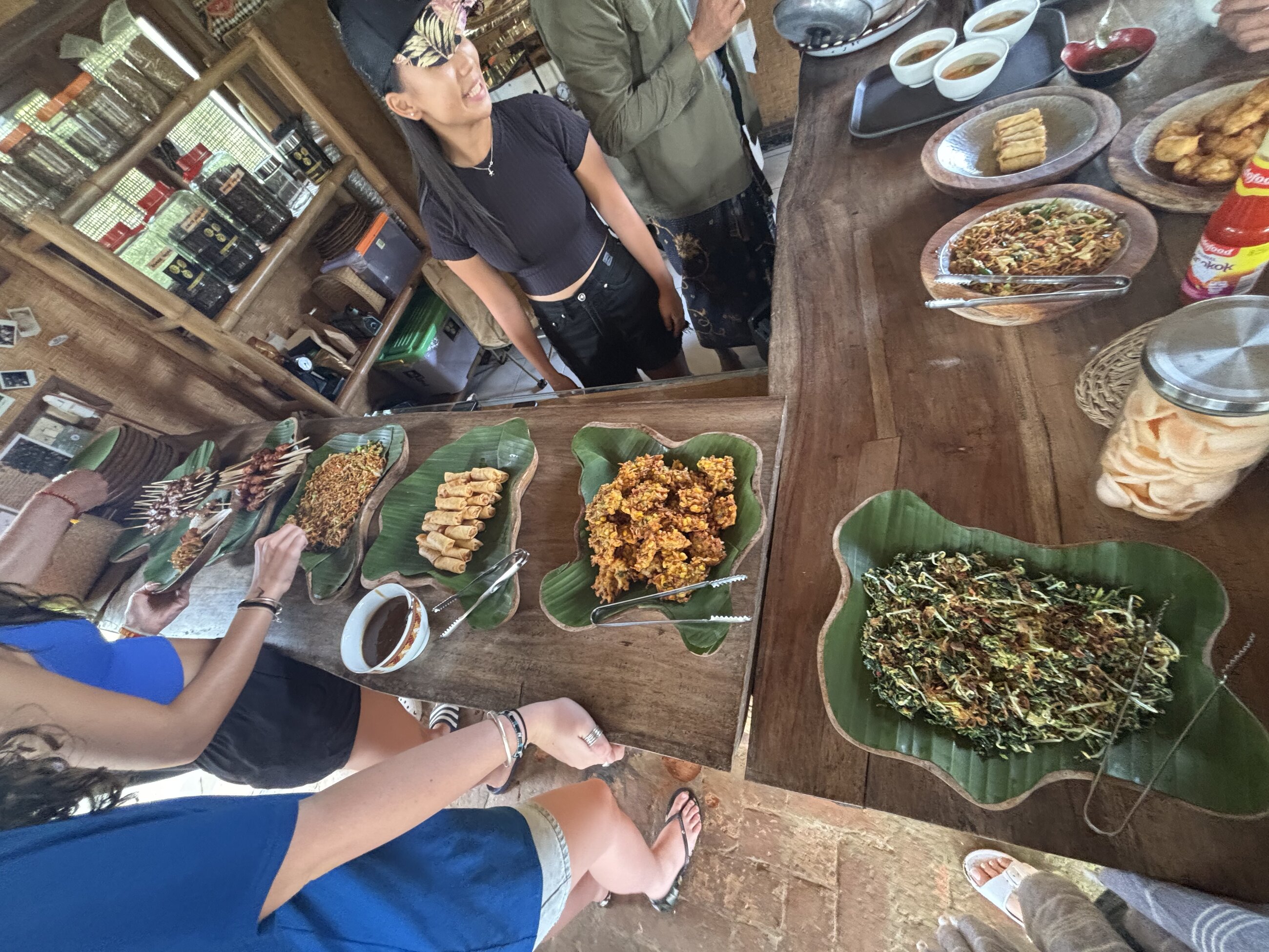 Lunch at gede’s home