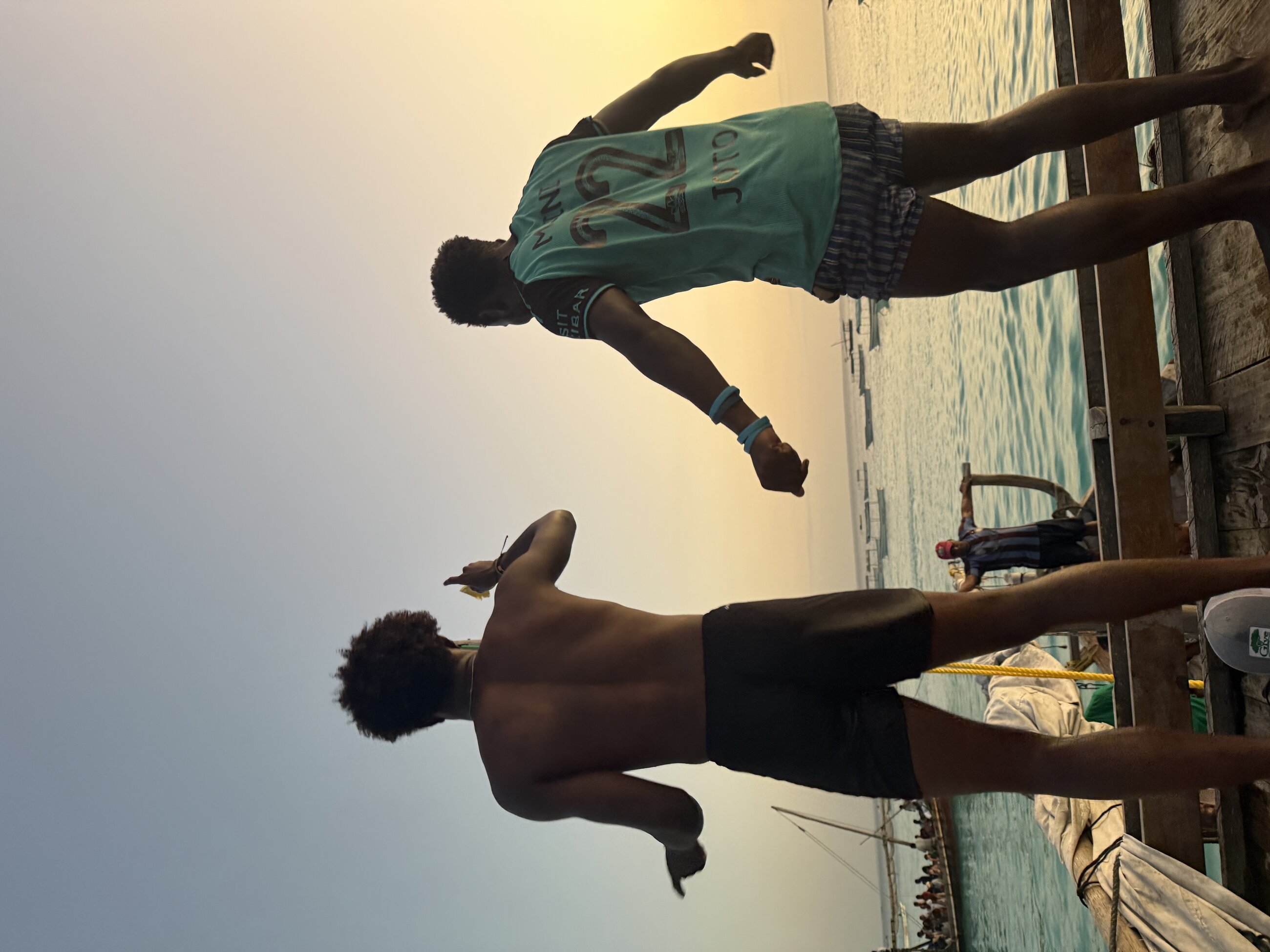Me and a Local Guide Bighead dancing!