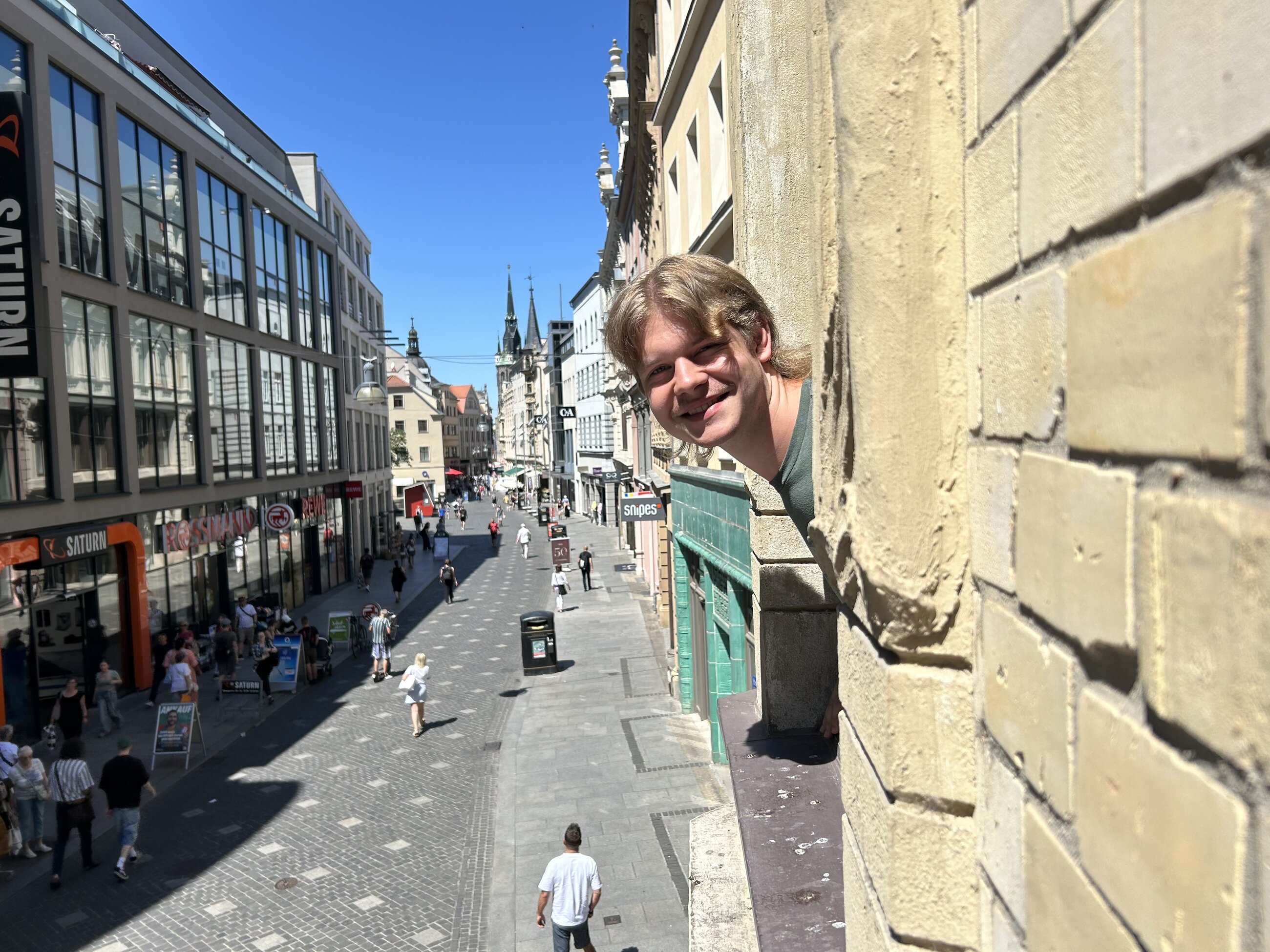 At the Center in Halle