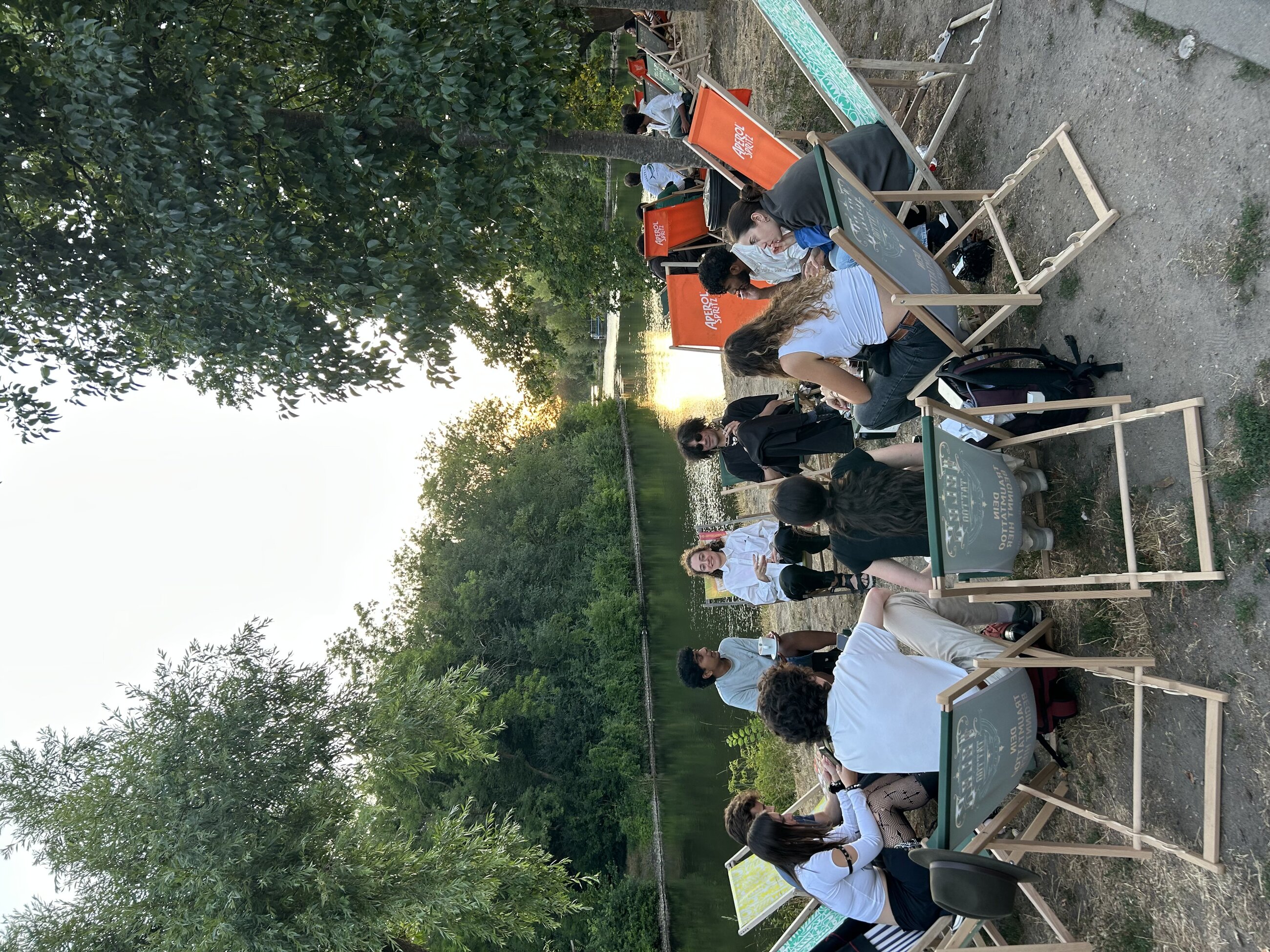 Interns by the Saale