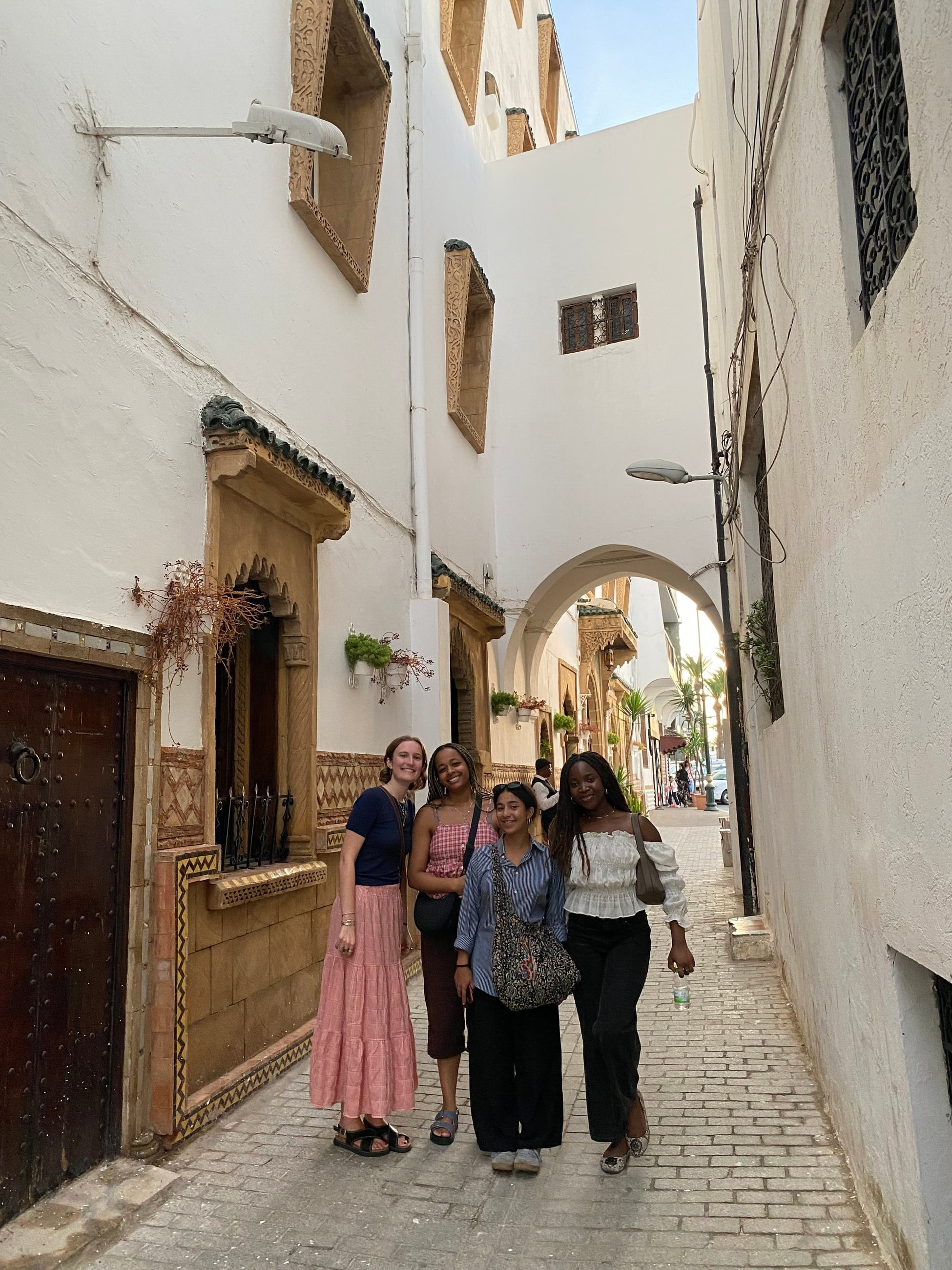 me and my cohort in Morocco