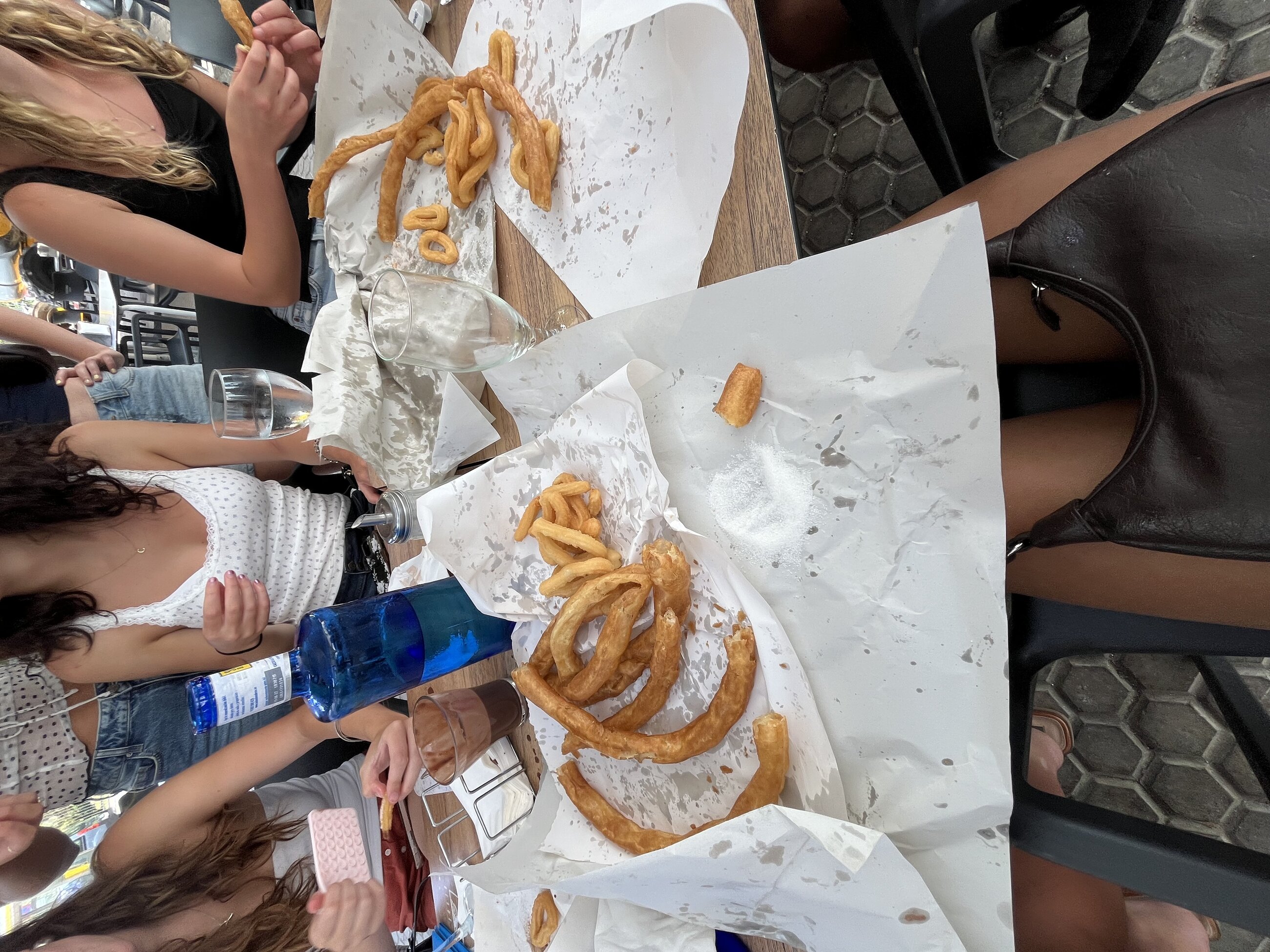 Churros during Spanish class 