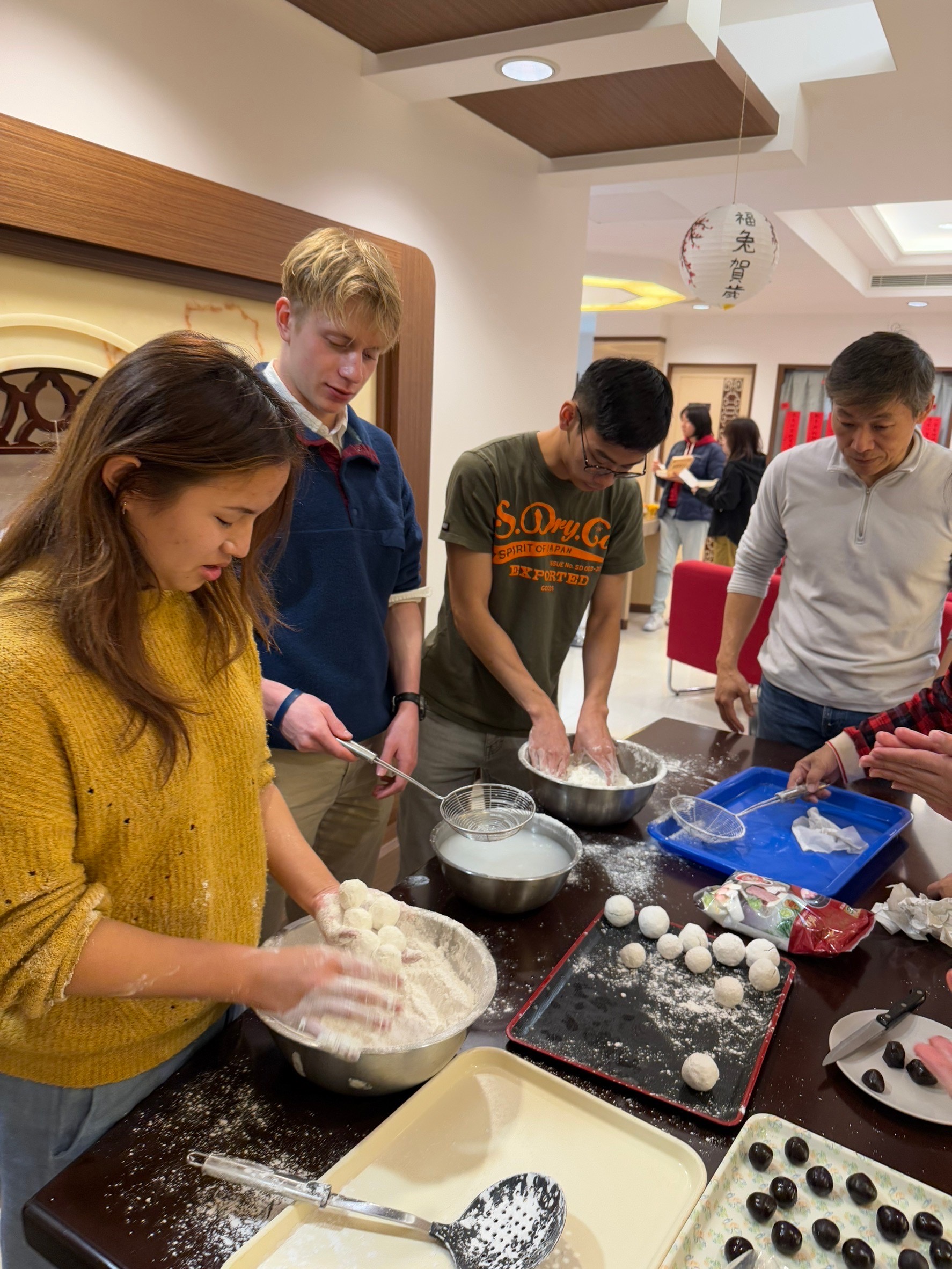 Making Dumplings with Friends