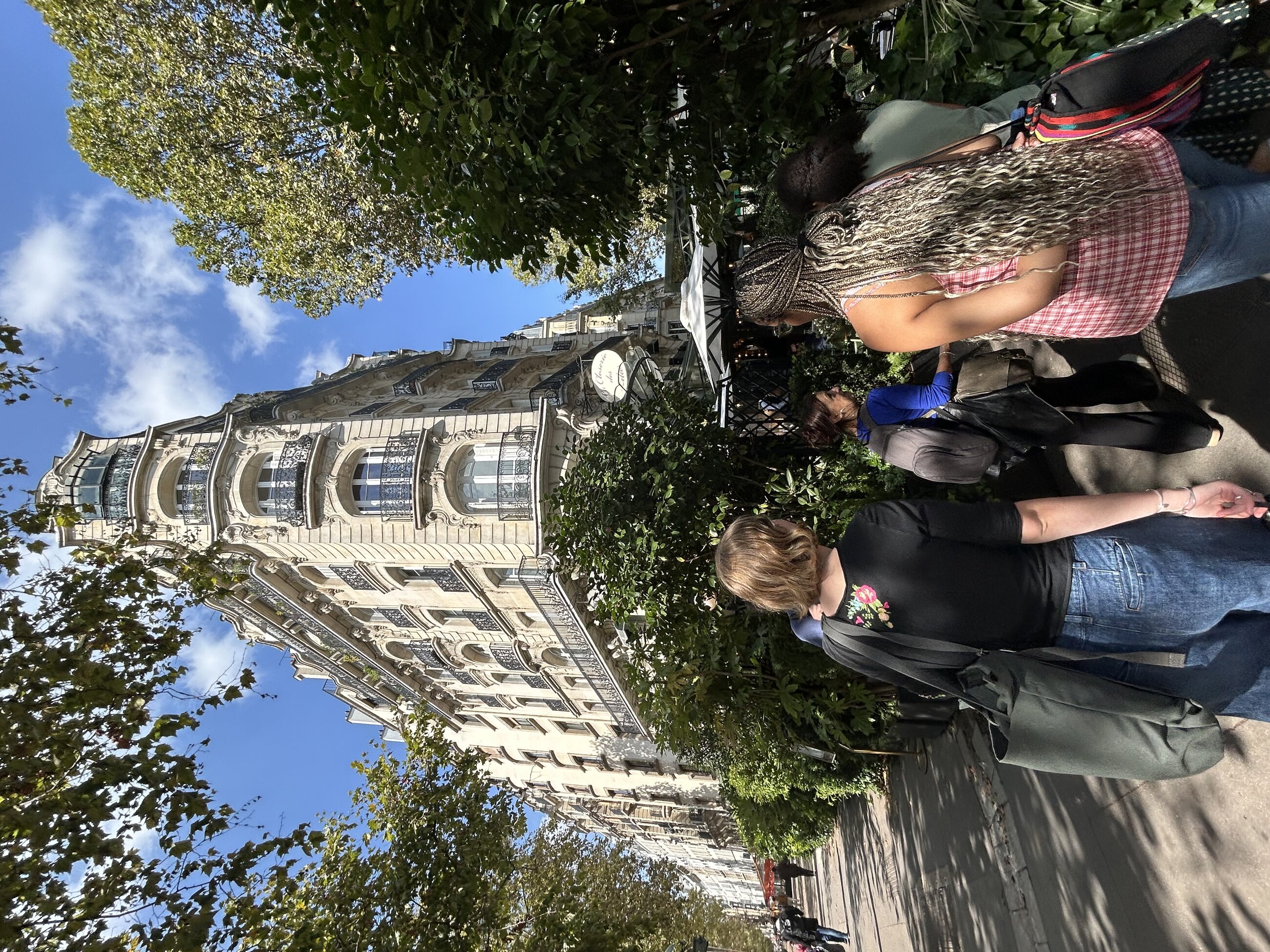 field trip with Professor around Paris