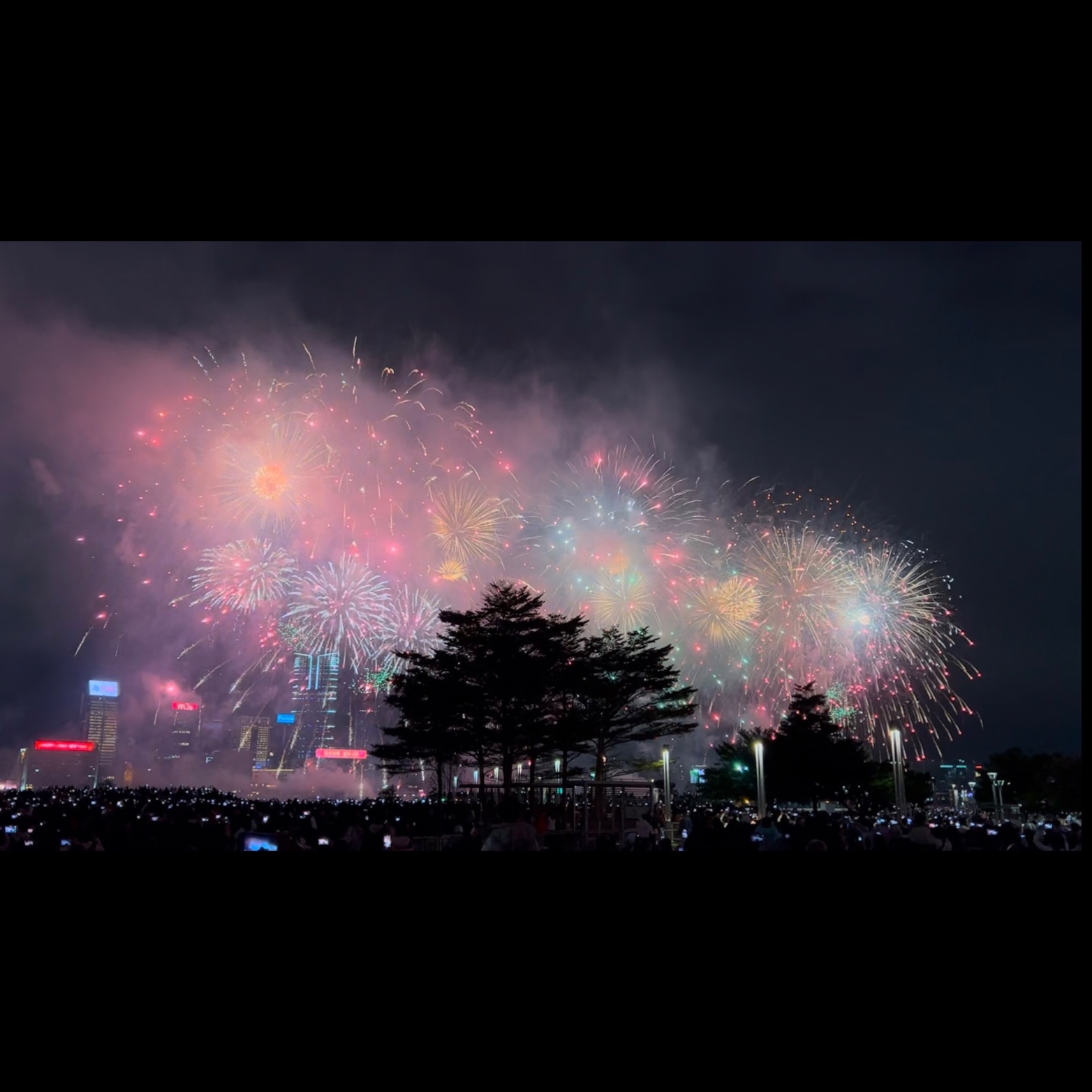 Chinese New Year Fireworks in Hong Kong