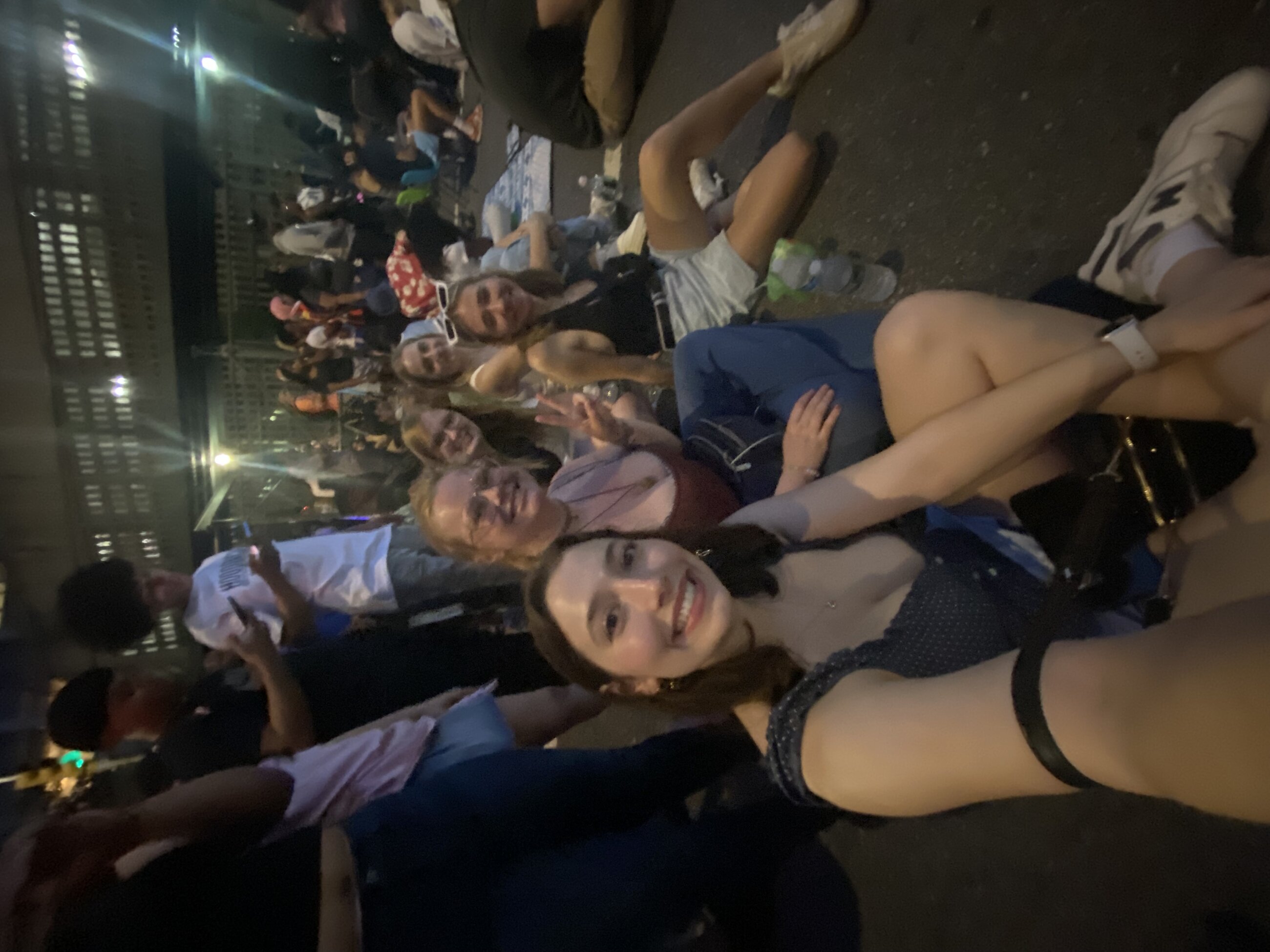 Fourth of July fireworks at Brooklyn Bridge