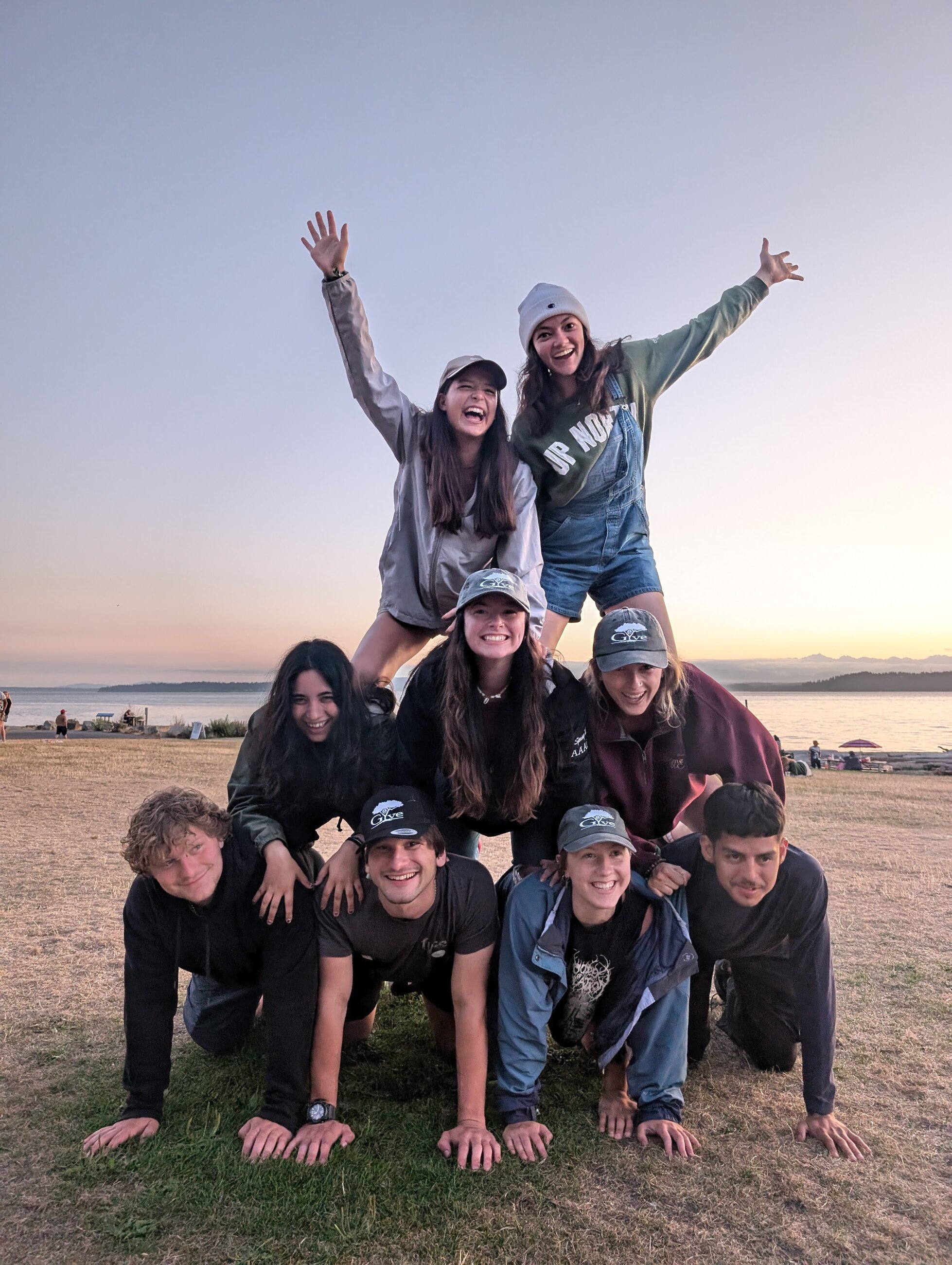 This is on our last day right before we all said our goodbyes. Such a bitter sweet moment. 