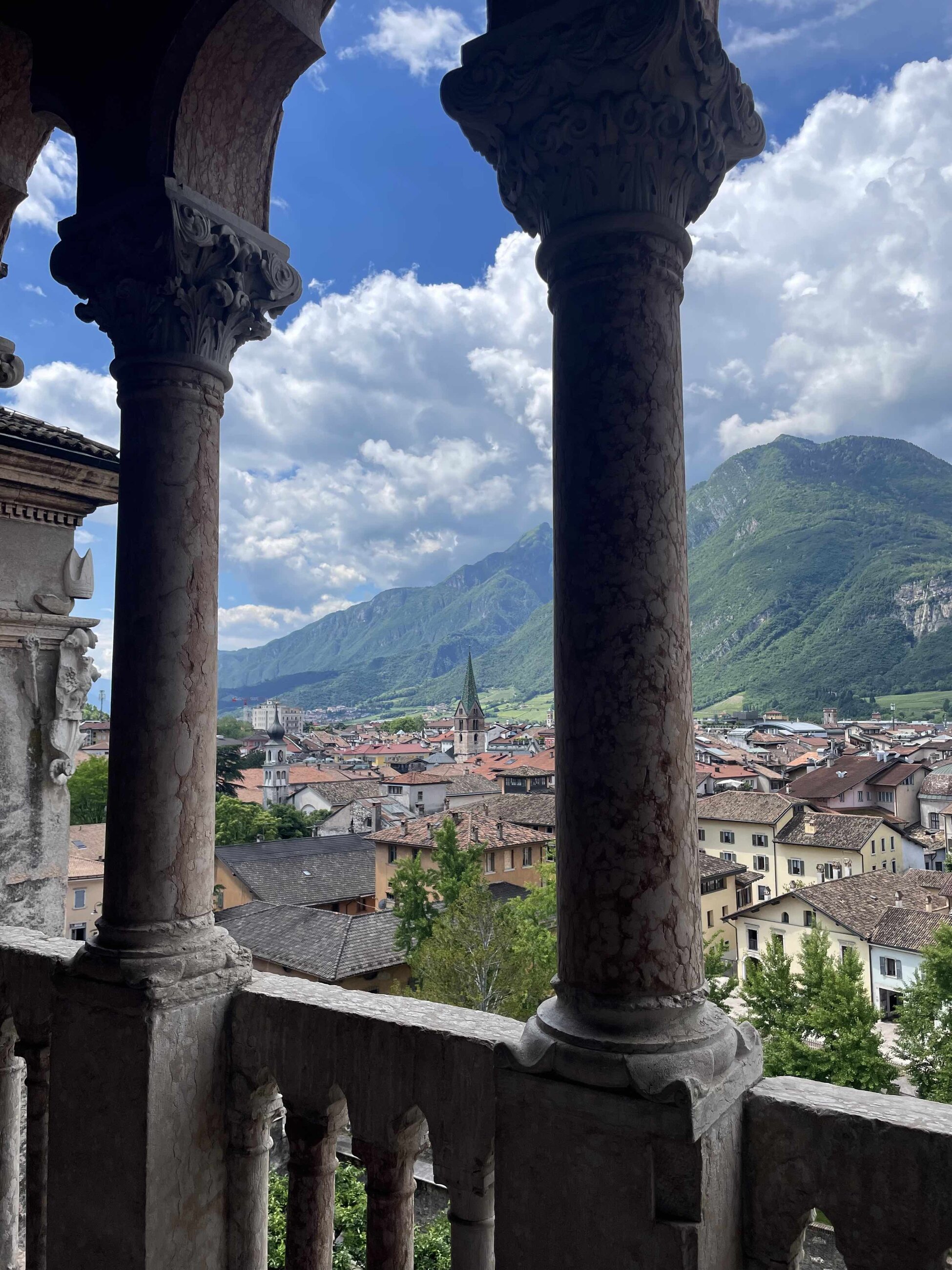 Trento viewed from Museo Castello del Buonconsiglio