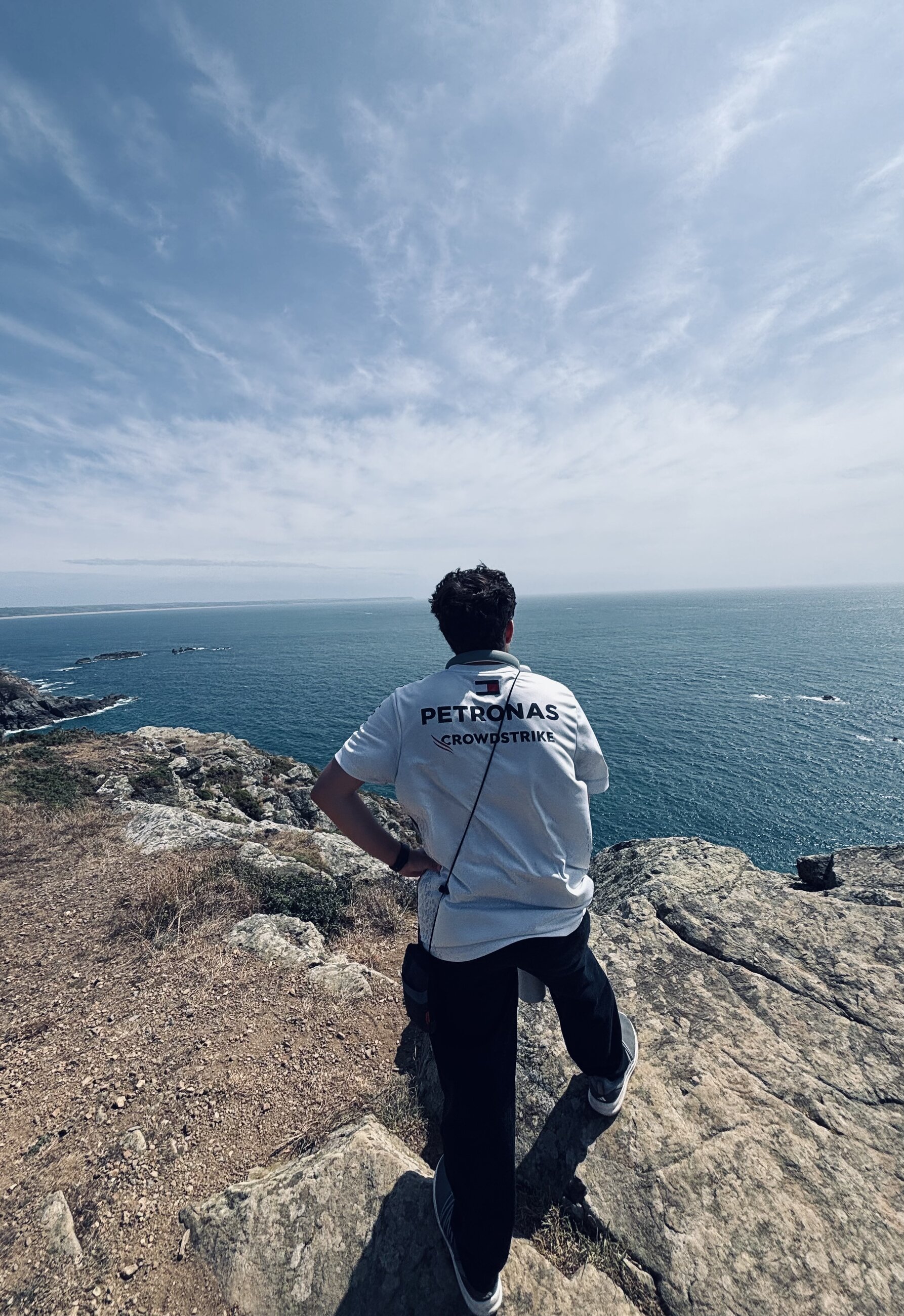 A hike we took overlooking the ocean at La Hague.