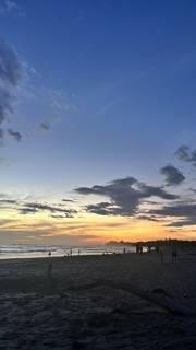 Saw a beautiful sunset!