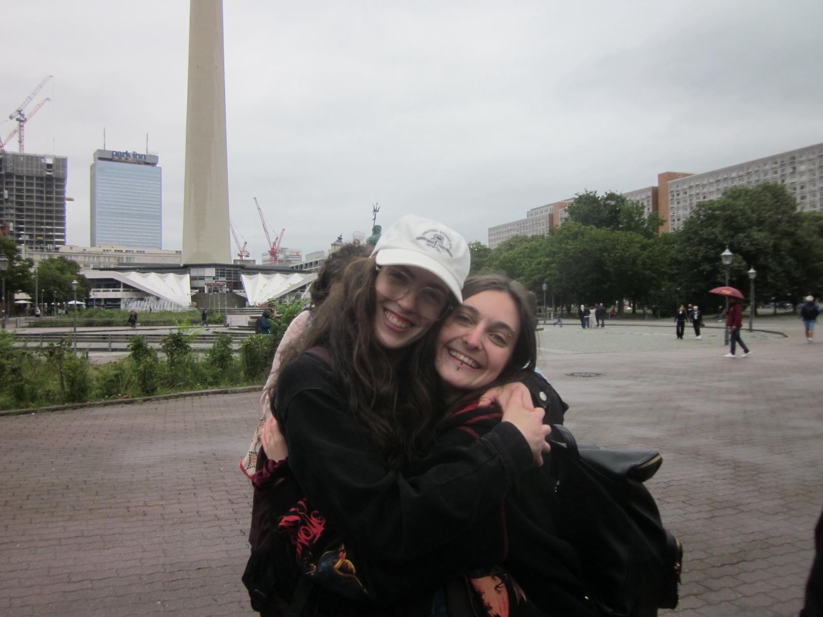Me with another intern during our group trip to Berlin