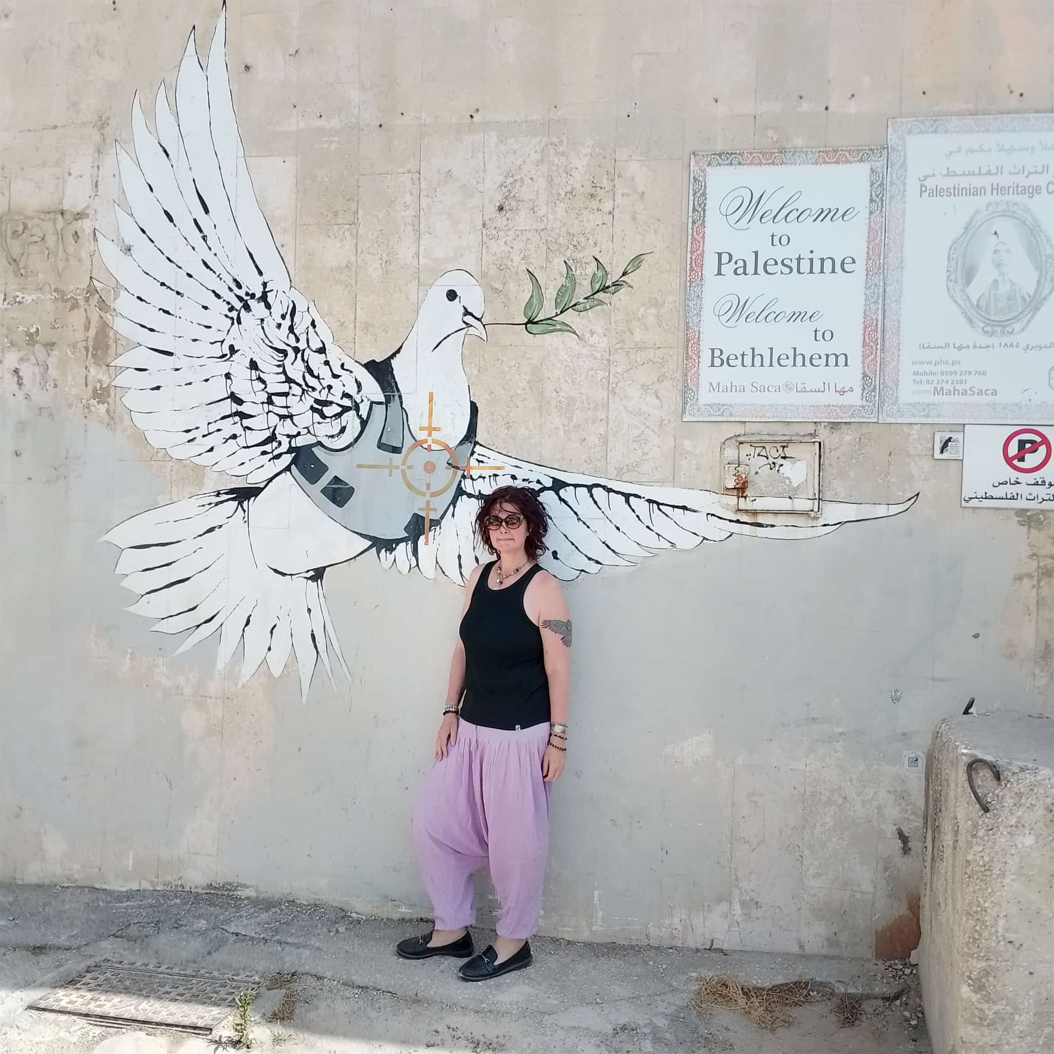 Banksy's art at Bethlehem
