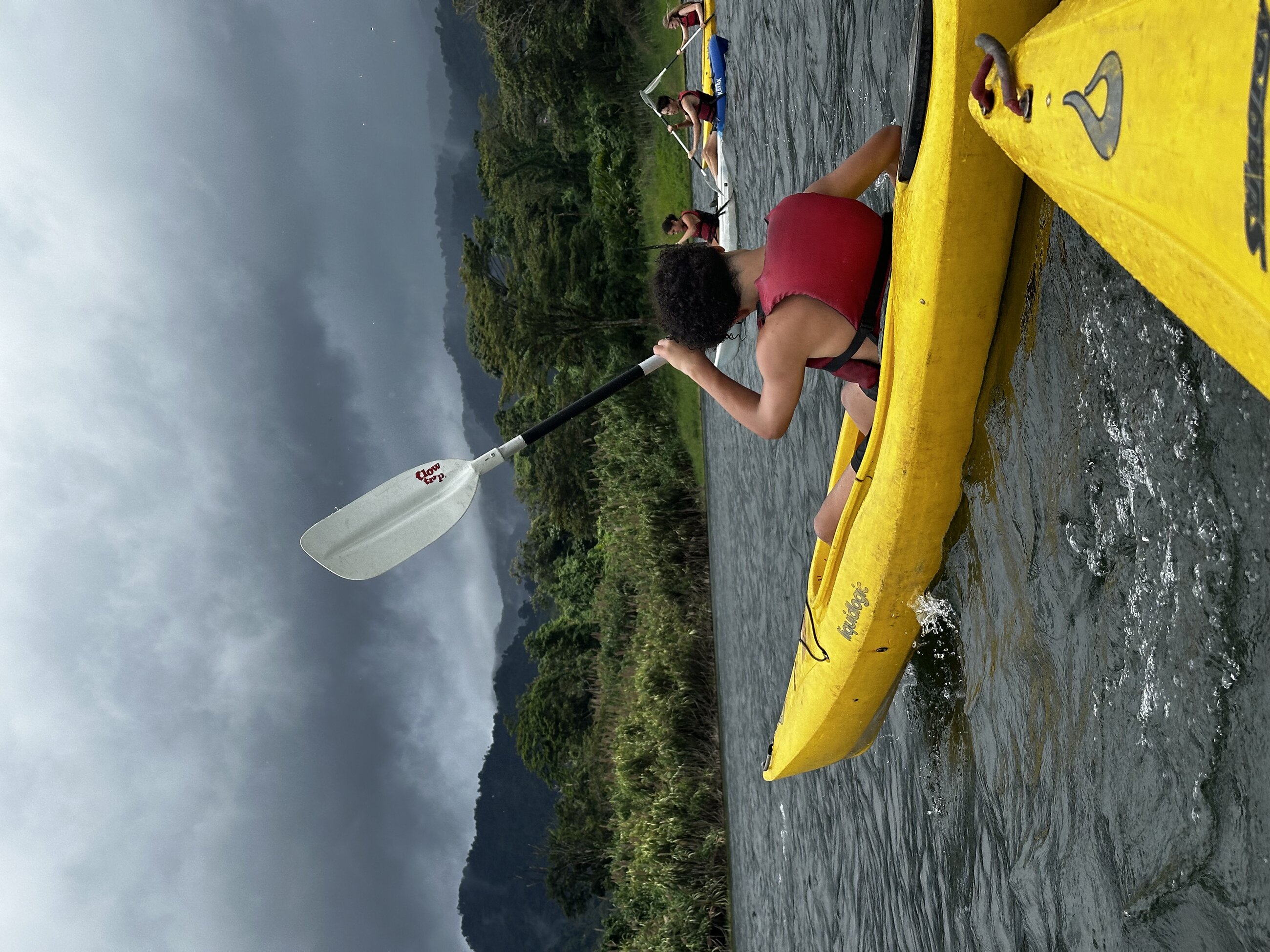 Kayaking under Volcano Arenal