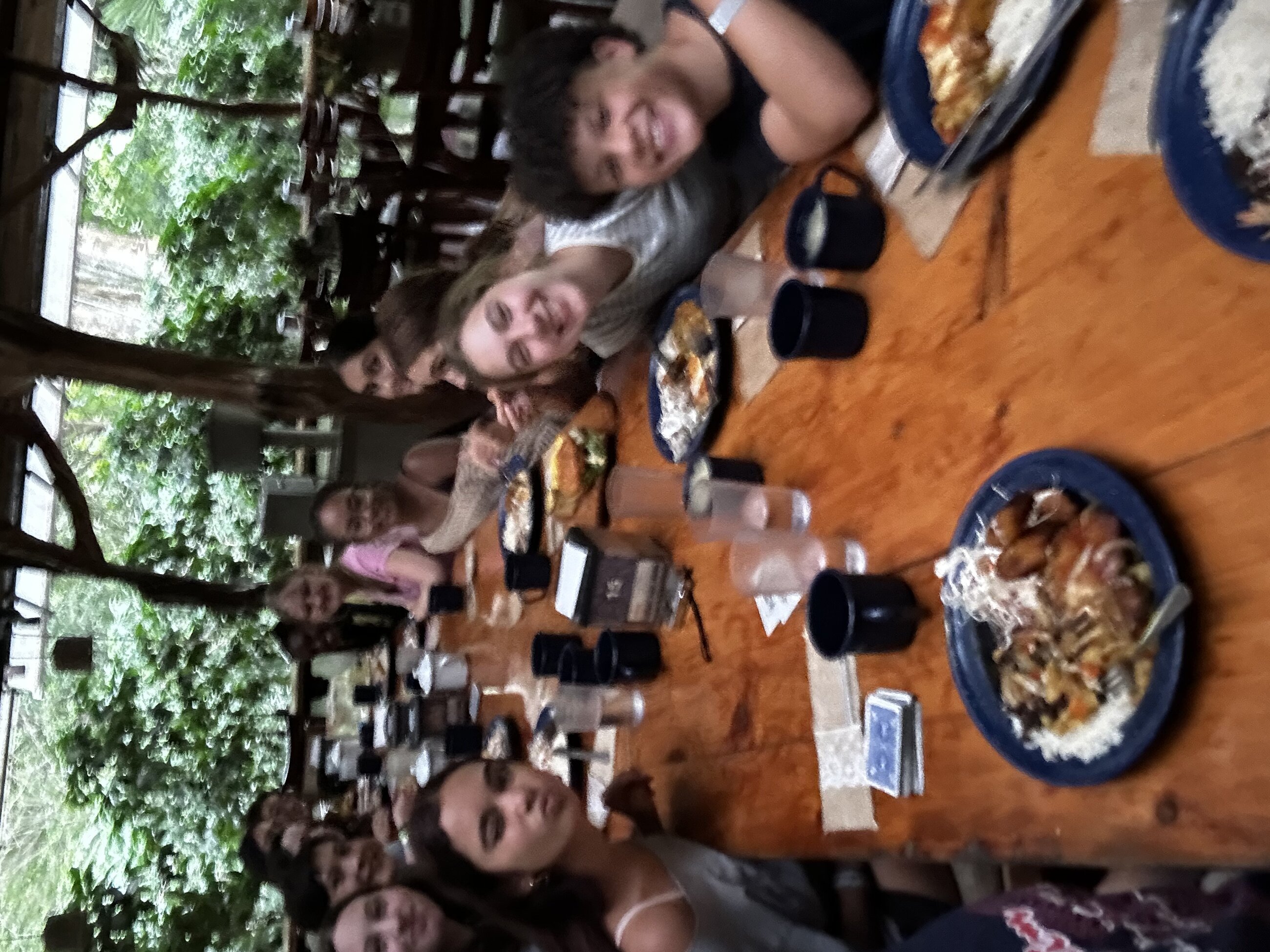 Lunch at Chimba after zip lining