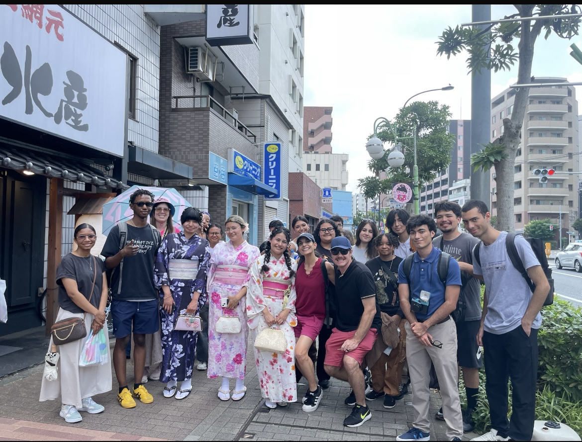 When we took a trip to the skyree and temple in Asakusa