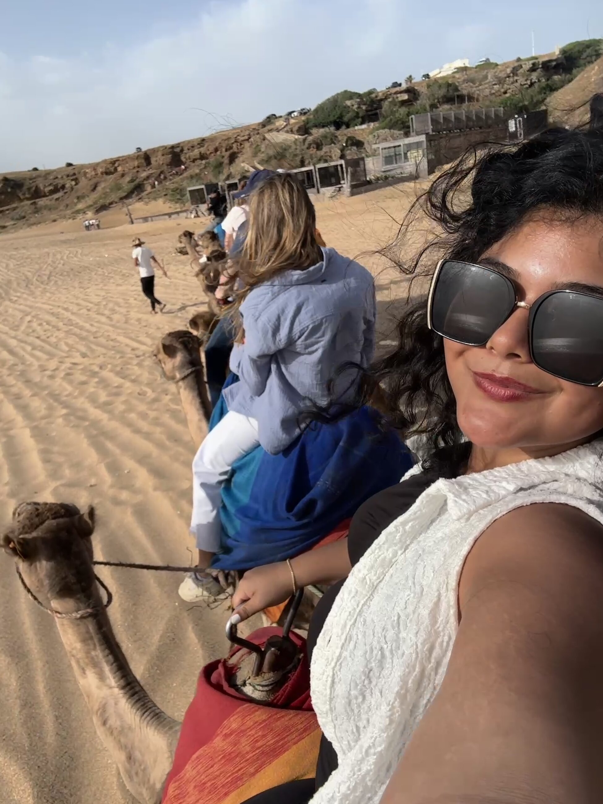 Camel Riding in Morocco on The Beach 