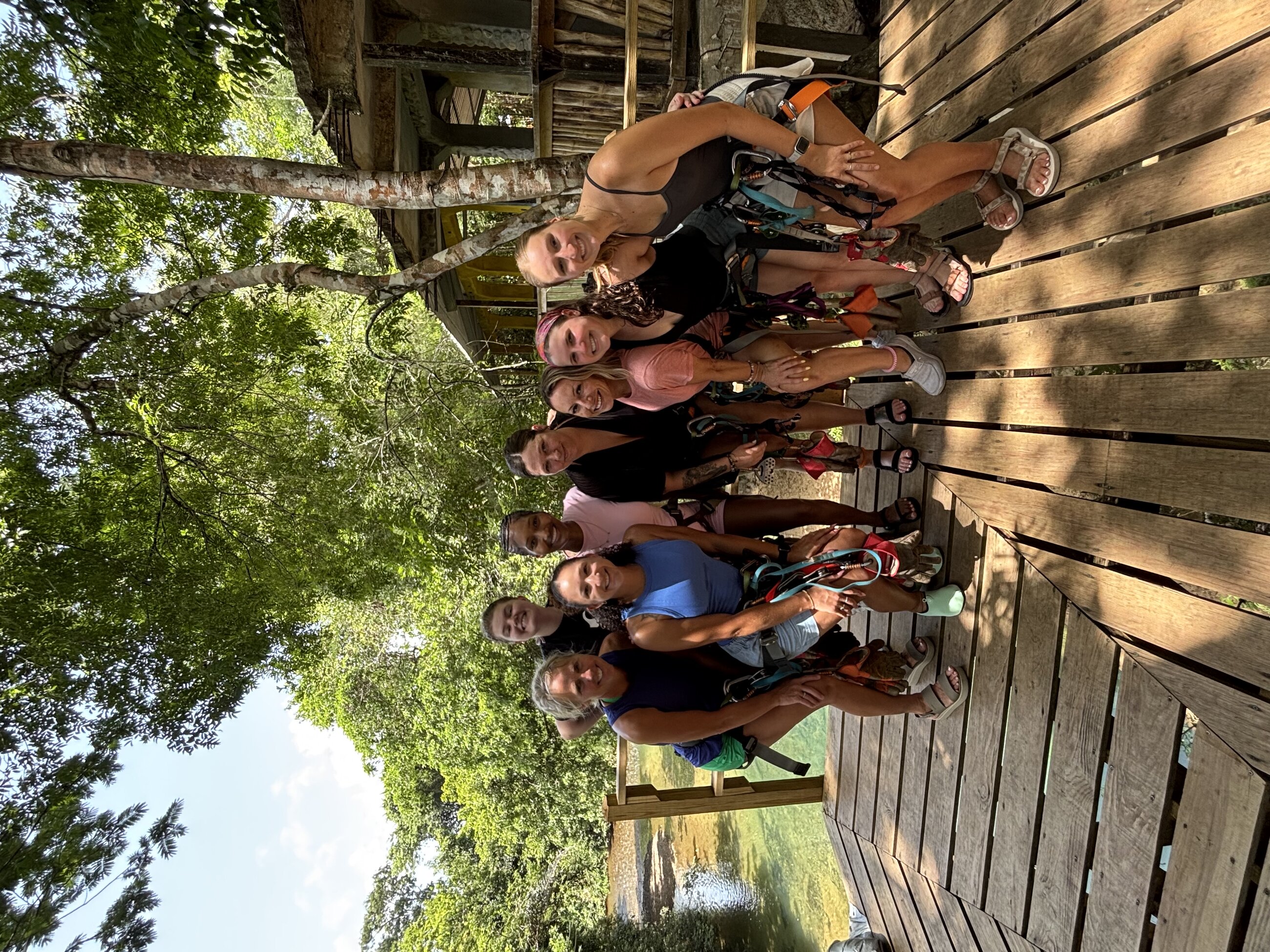 Zip lining!